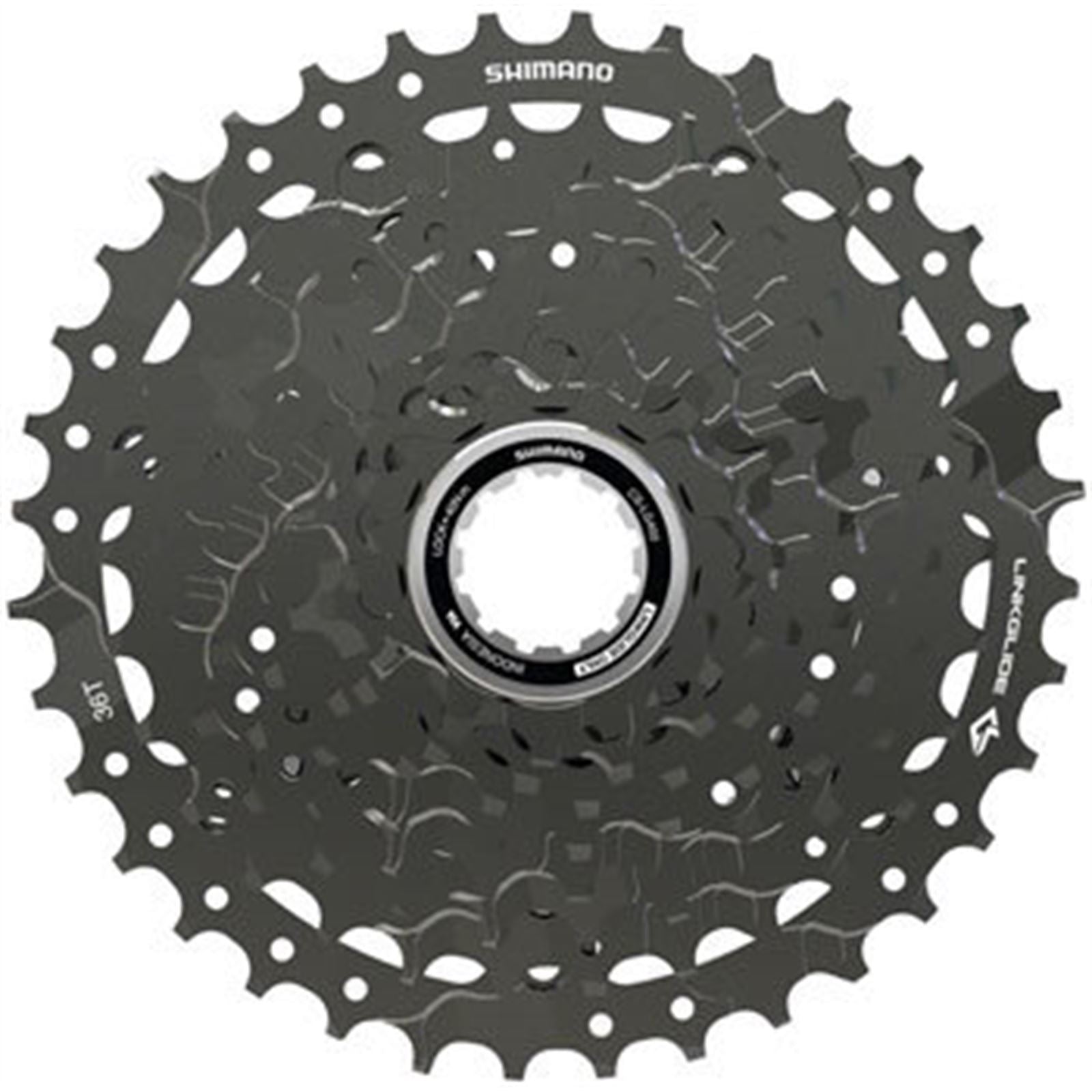 Shimano Cassette - 9-Speed - 11-36t - Linkglide - Black [MPN: ECSLG4009136]_1403630
