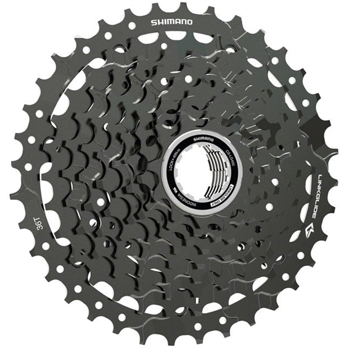 Shimano Cassette - 9-Speed - 11-36t - Linkglide - Black [MPN: ECSLG4009136]_1403628