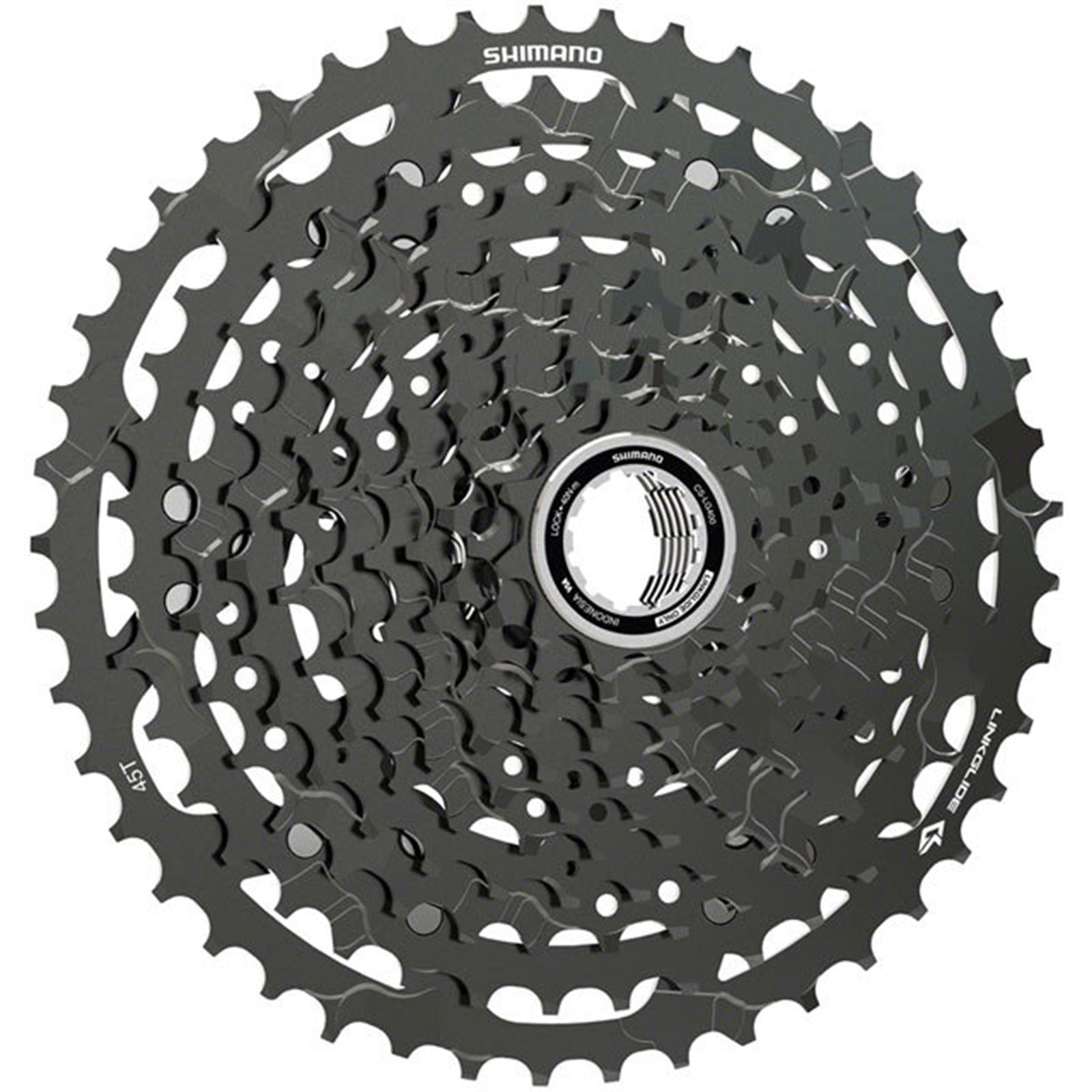 Shimano Cassette - 11-Speed - 11-45t - Linkglide - Black [MPN: ECSLG40011145]_1403604