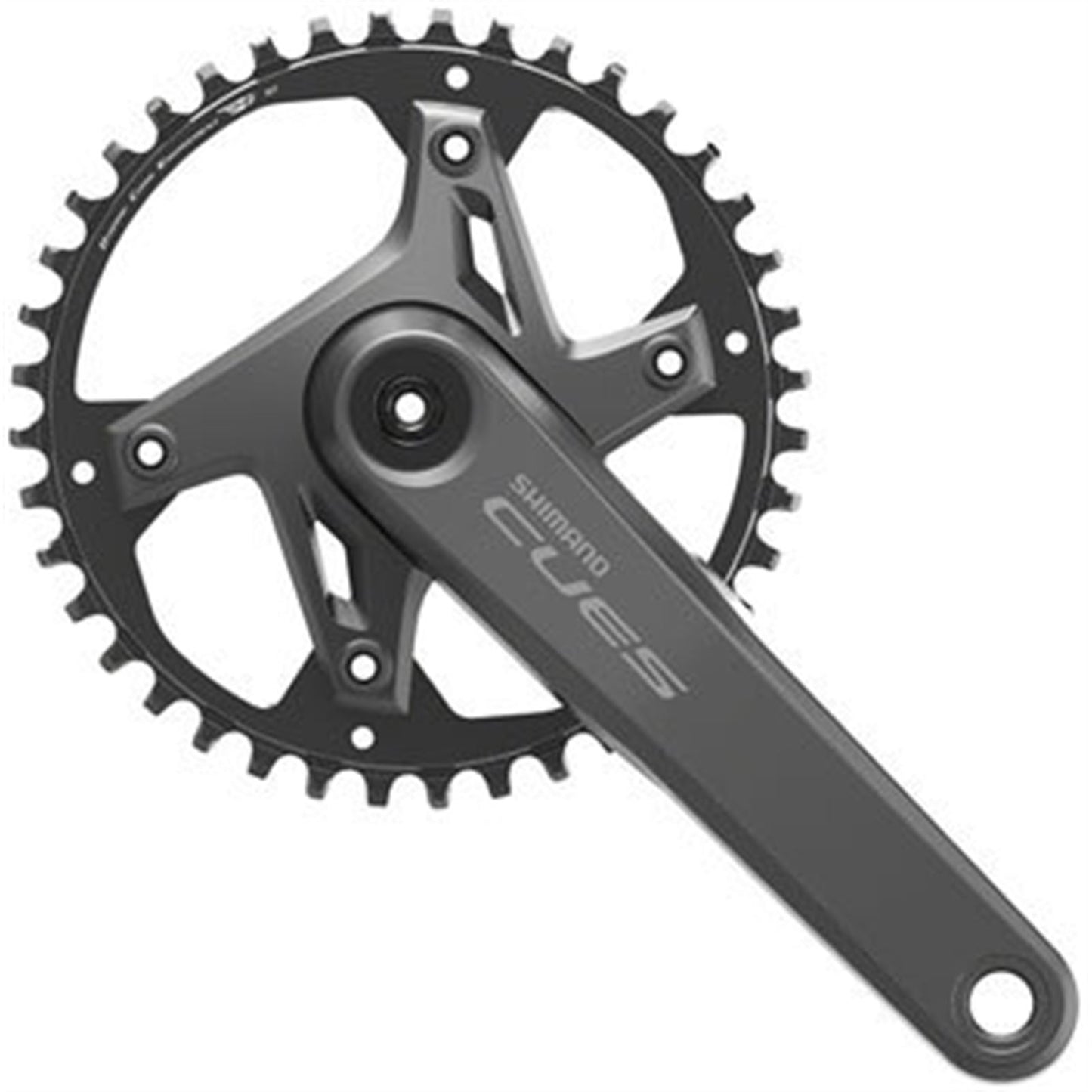 Shimano Crankset - 170mm - 9/10/11-Speed - 40t - Black - CUES FC-U6000-1 [MPN: EFCU60001CXB0X]_1403445