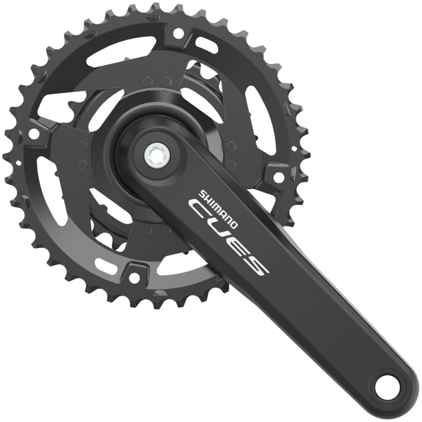 Shimano Crankset - 175mm - 9/10/11-Speed - Riveted - Black [MPN: EFCU40002E06X]_1415895