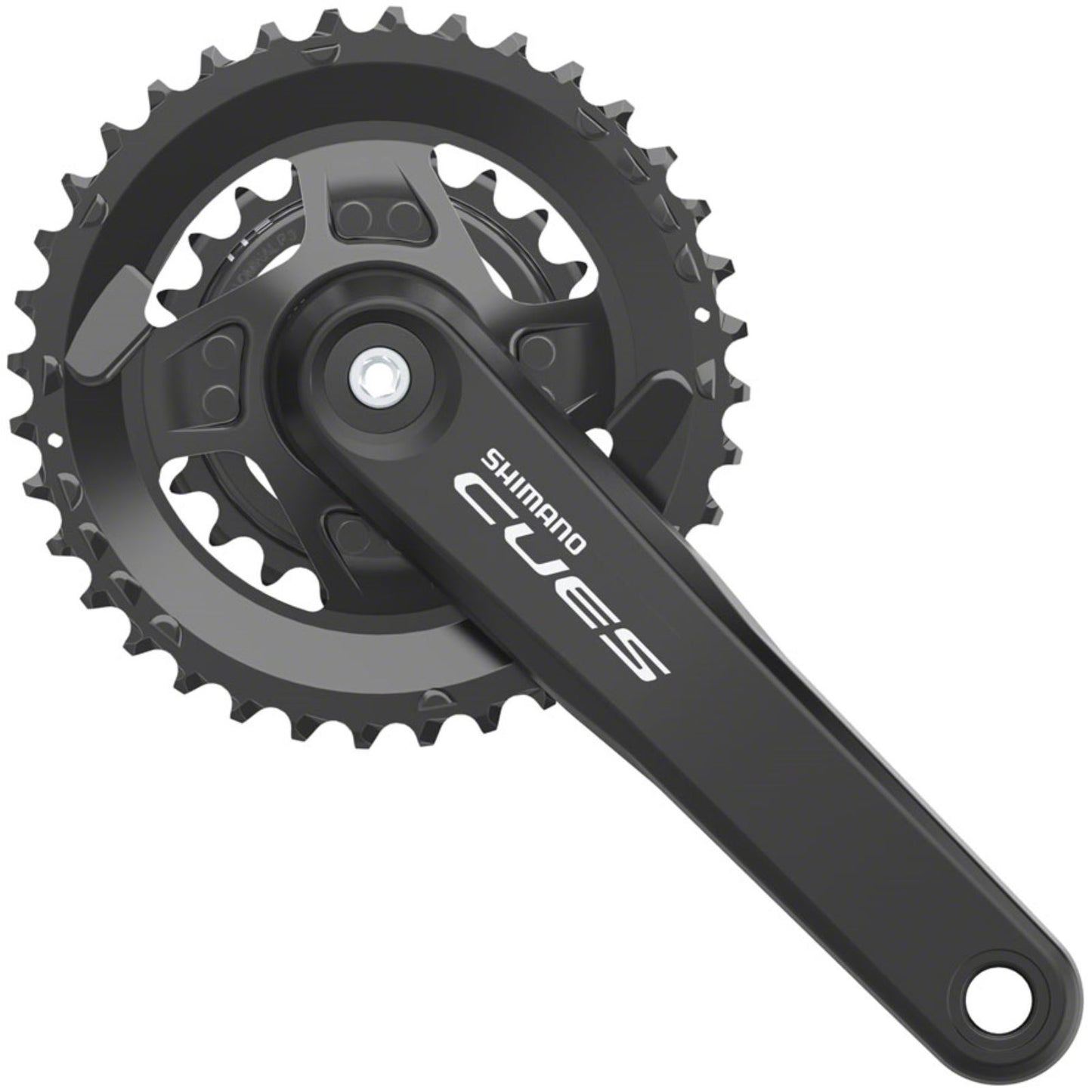 Shimano Crankset - 175mm - 9/10/11-Speed - Riveted - Black [MPN: EFCU40002E62X]_1415896
