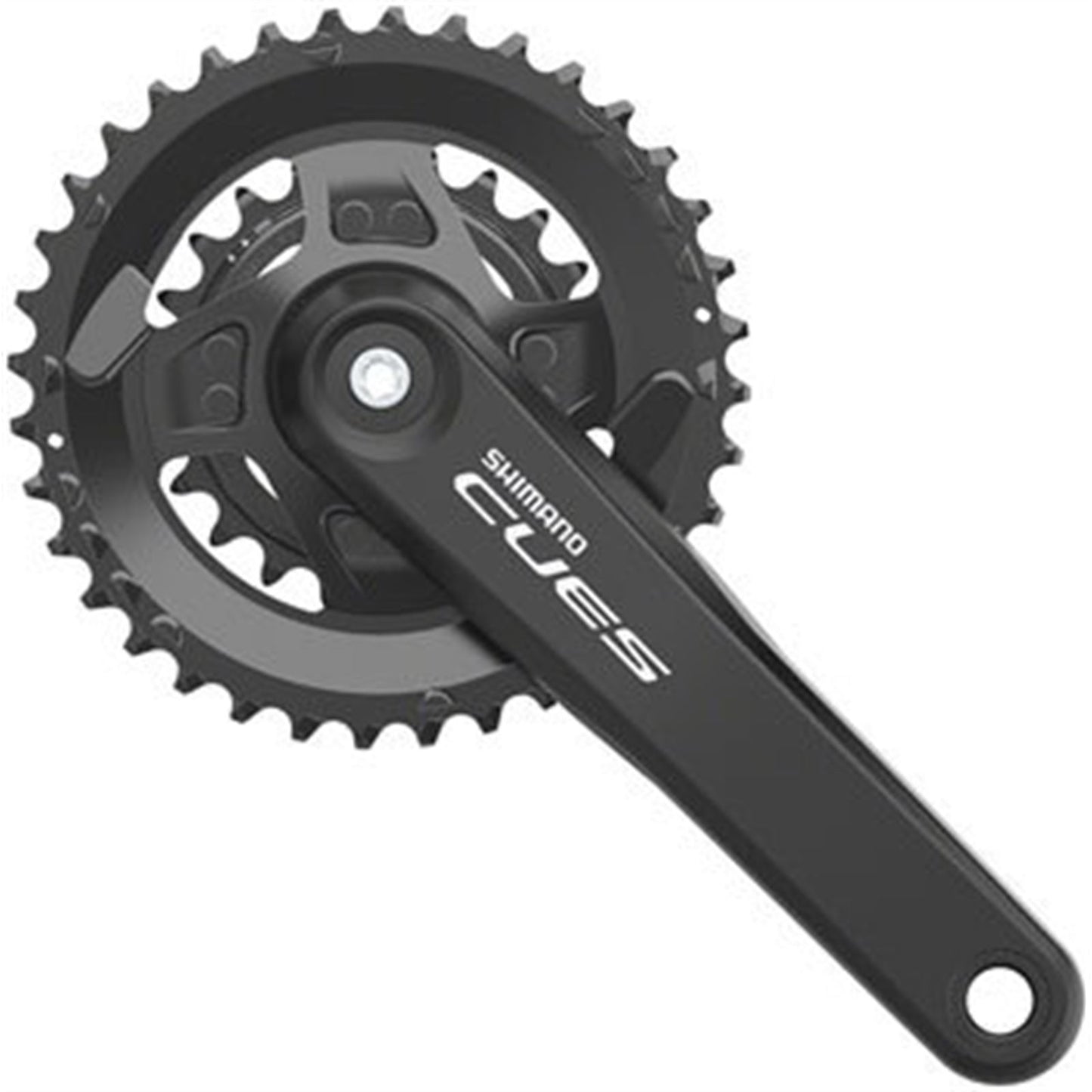 Shimano Crankset - 170mm - 9/10/11-Speed - Black - CUES FC-U4010-2B  [MPN: EFCU40102BCX62]_1403443