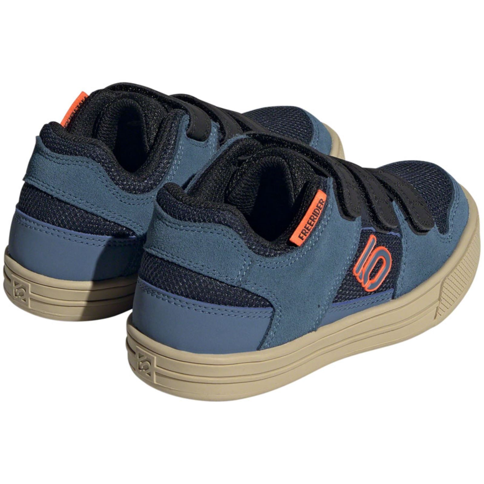Five Ten Freerider Kid's VCS Flat Shoes -  Ink/Wonder Steel/Orange - Size 4K [MPN: IF7421-4]_1428865