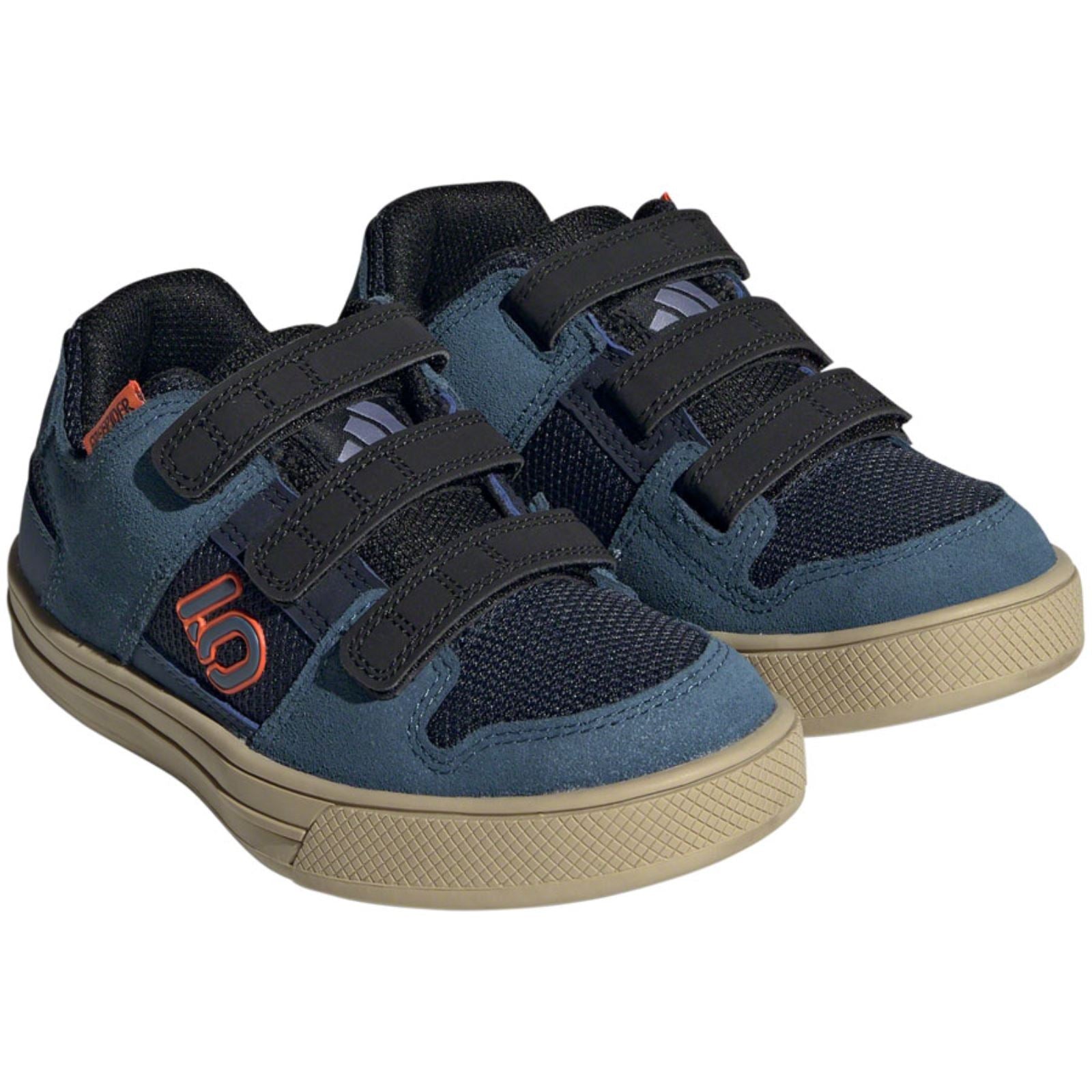 Five Ten Freerider Kid's VCS Flat Youth Shoes - Ink/Steel/Orange_1428834