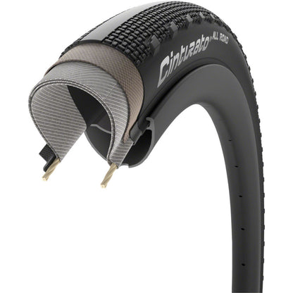 Pirelli - Bicycle Cinturato All Road Tire - 700 x 50, Tubeless, Folding, Black [MPN: 4329900]_1436391