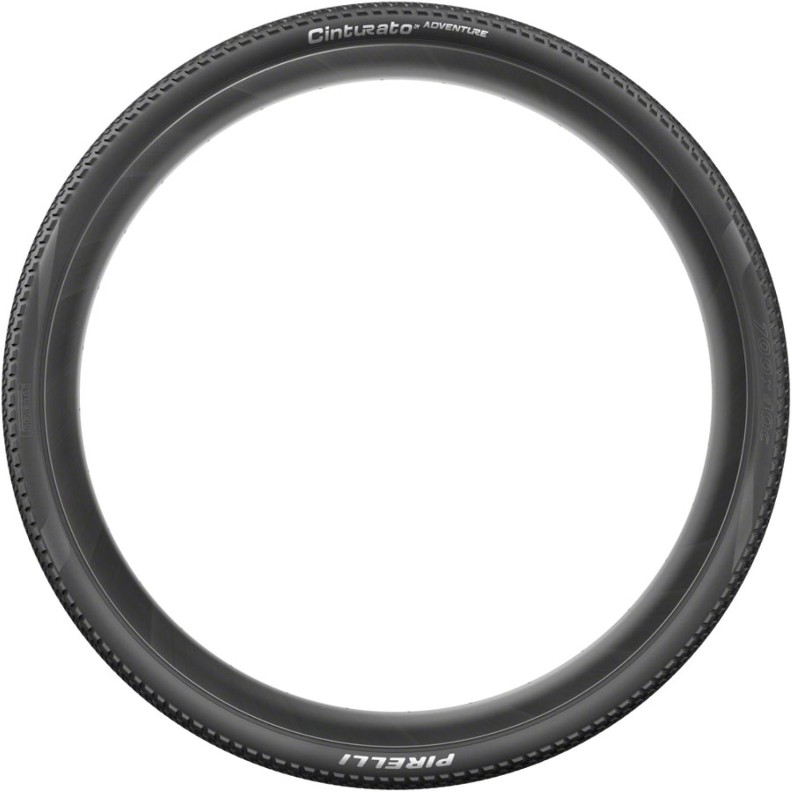 Pirelli - Bicycle Cinturato Adventure Tire - 700 x 50, Tubeless, Folding, Black [MPN: 4329700]_1436334