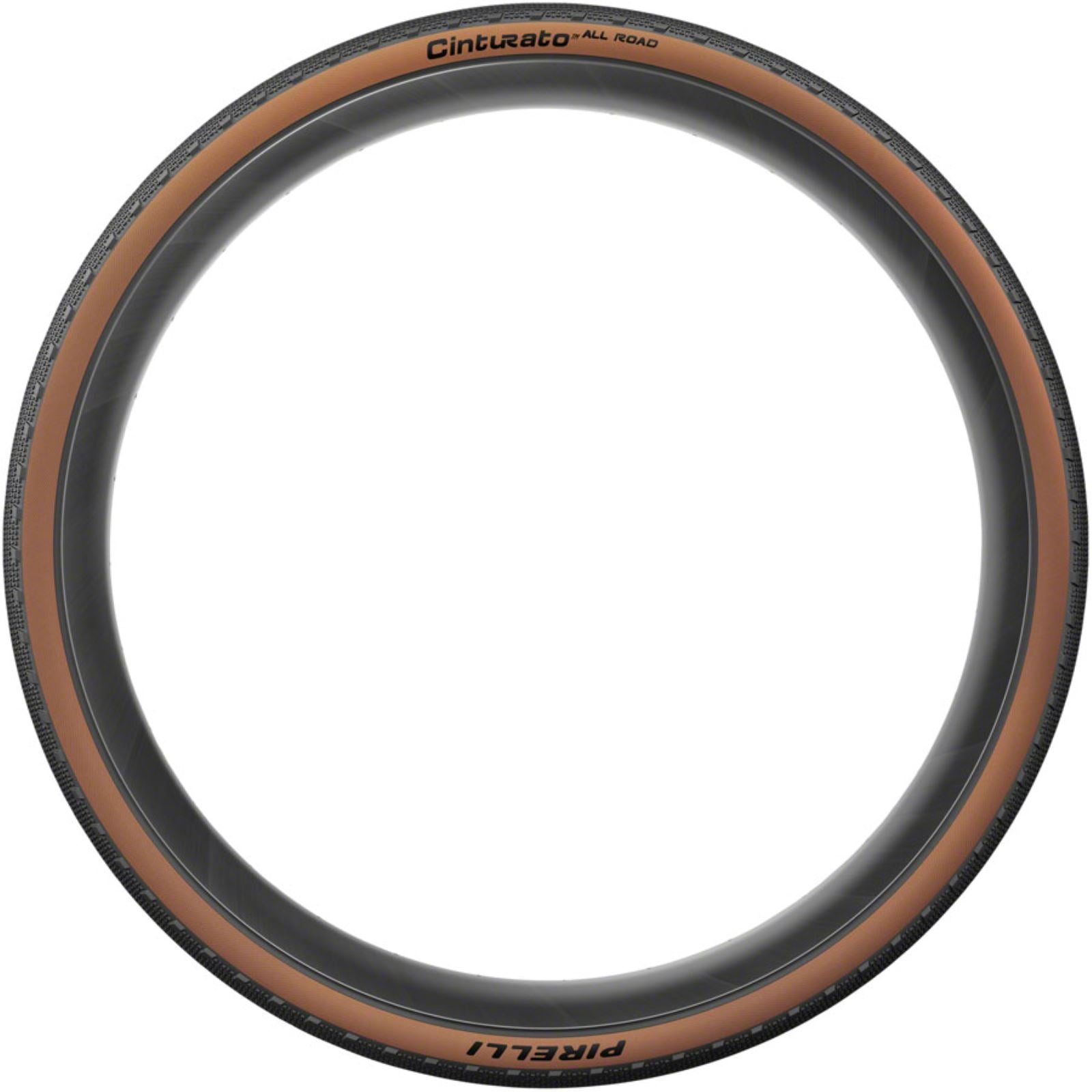 Pirelli - Bicycle All Road Tire - 700 x 50, Tubeless, Folding, Classic Tan [MPN: 4329800]_1436393