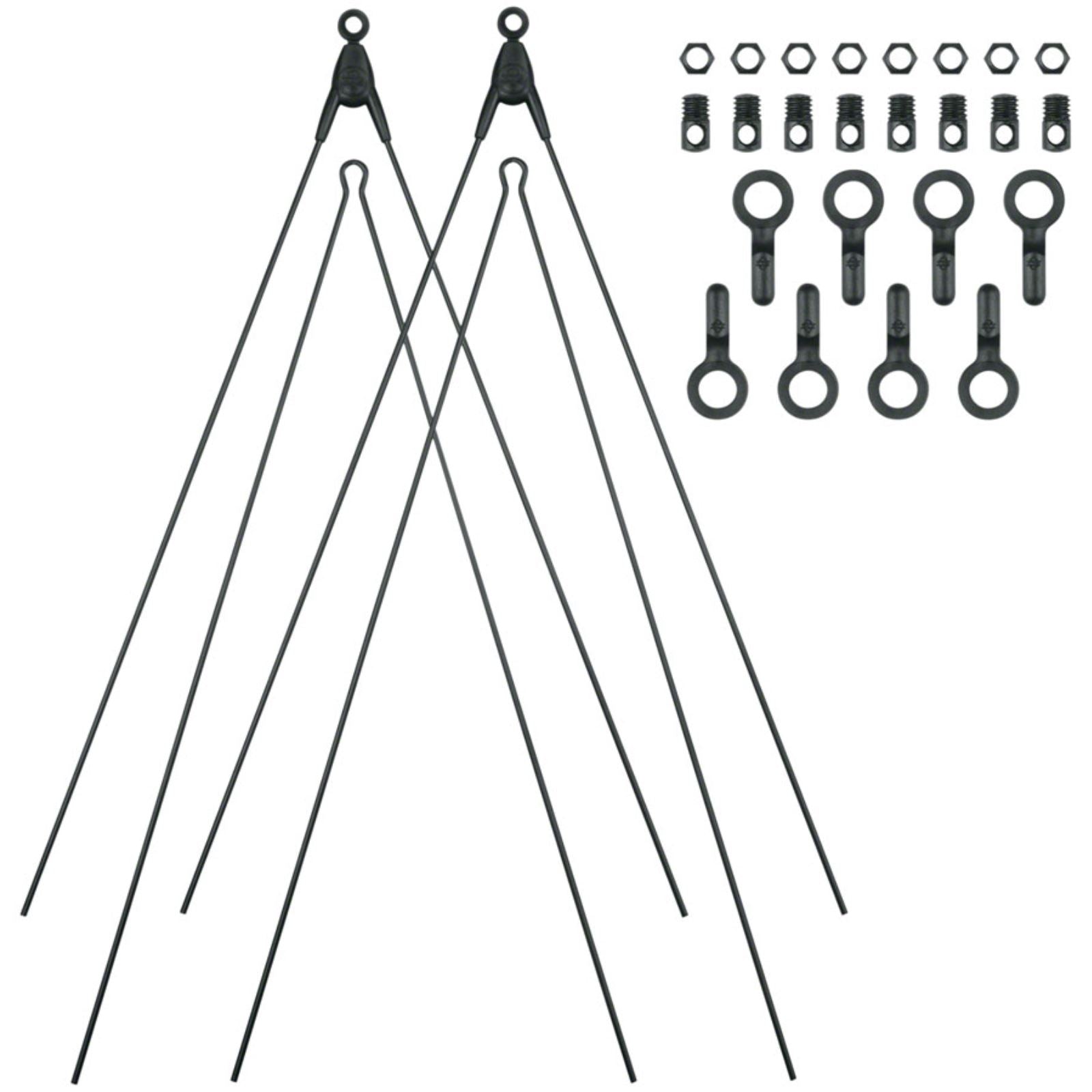 SKS Germany Bluemels Fender V-Stay Kit - Black [MPN: 11897]_1417342