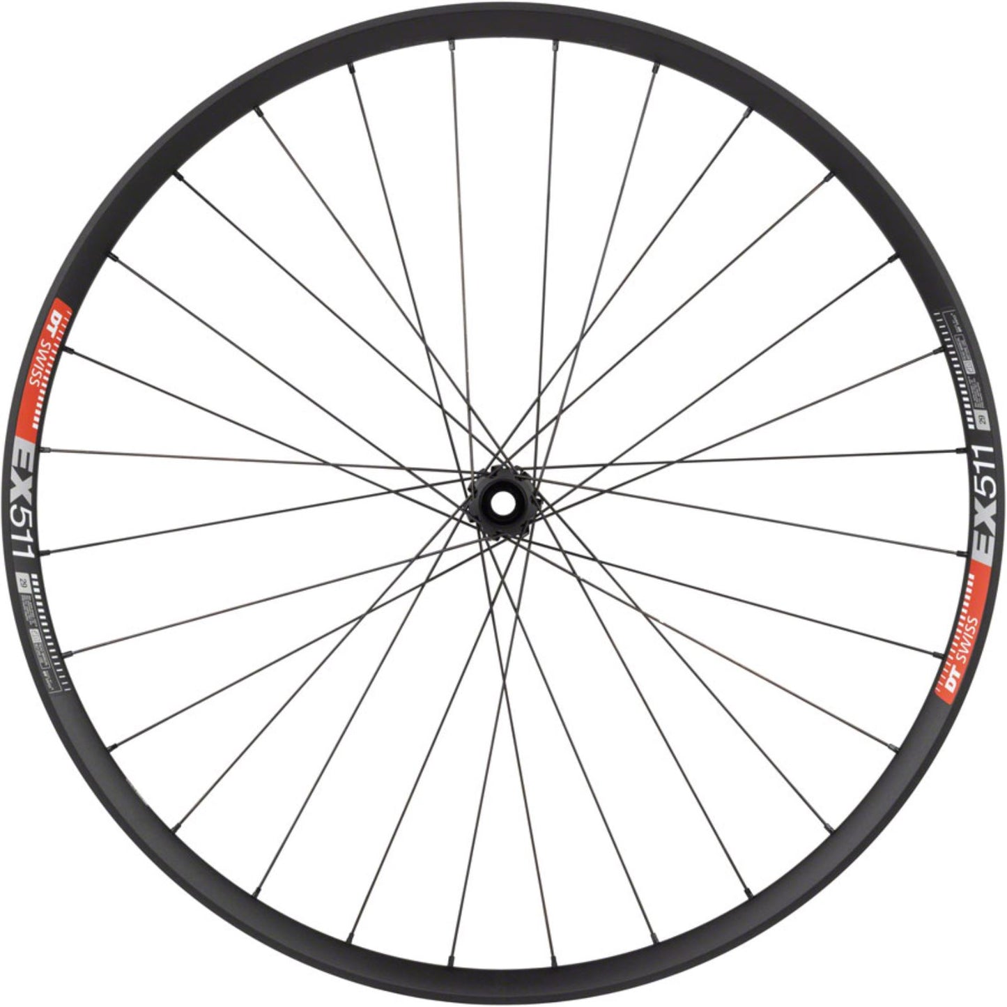 DT Swiss EX 511 Front Wheel - 29", 15 x 110mm, 6-Bolt, Black [MPN: WEX0511BFIXSO18518]_1437511