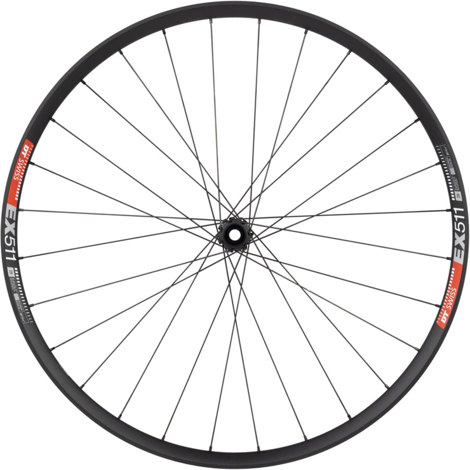 DT Swiss EX 511 Front Wheel - 29", 15 x 110mm, 6-Bolt, Black [MPN: WEX0511BFIXSO18518]_1437511