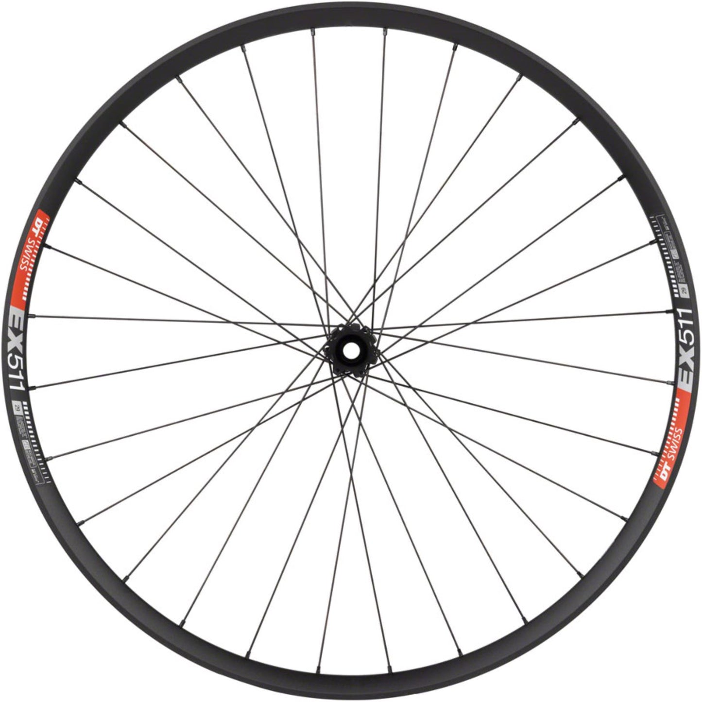 DT Swiss EX 511 Front Wheel - 29", 15 x 110mm, 6-Bolt, Black [MPN: WEX0511BFIXSO18518]_1437512