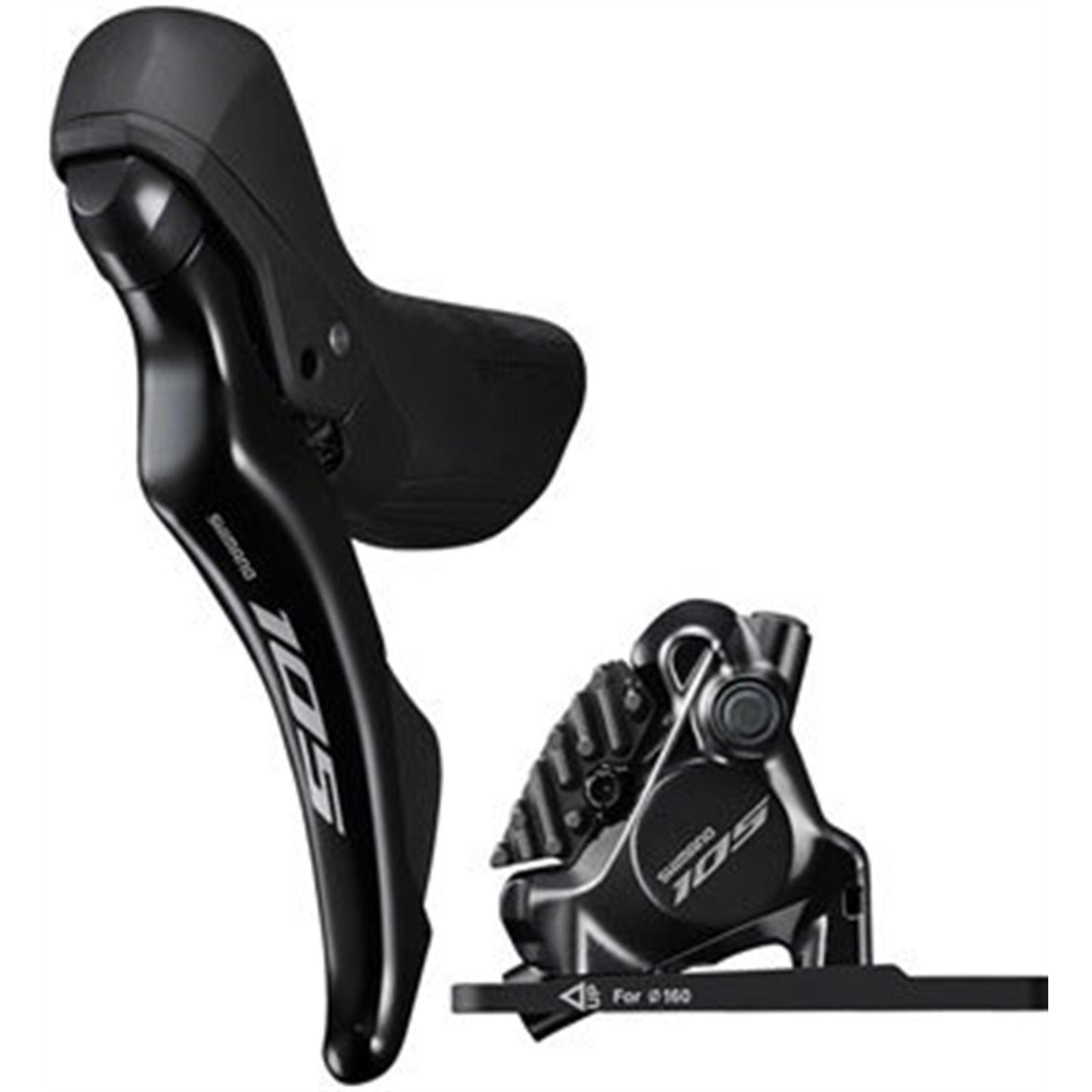 Shimano Shift/Brake Lever - Left/Front - Black - 105 105 ST-R7120-L  [MPN: IR71202DLF6SC100A]_1403274