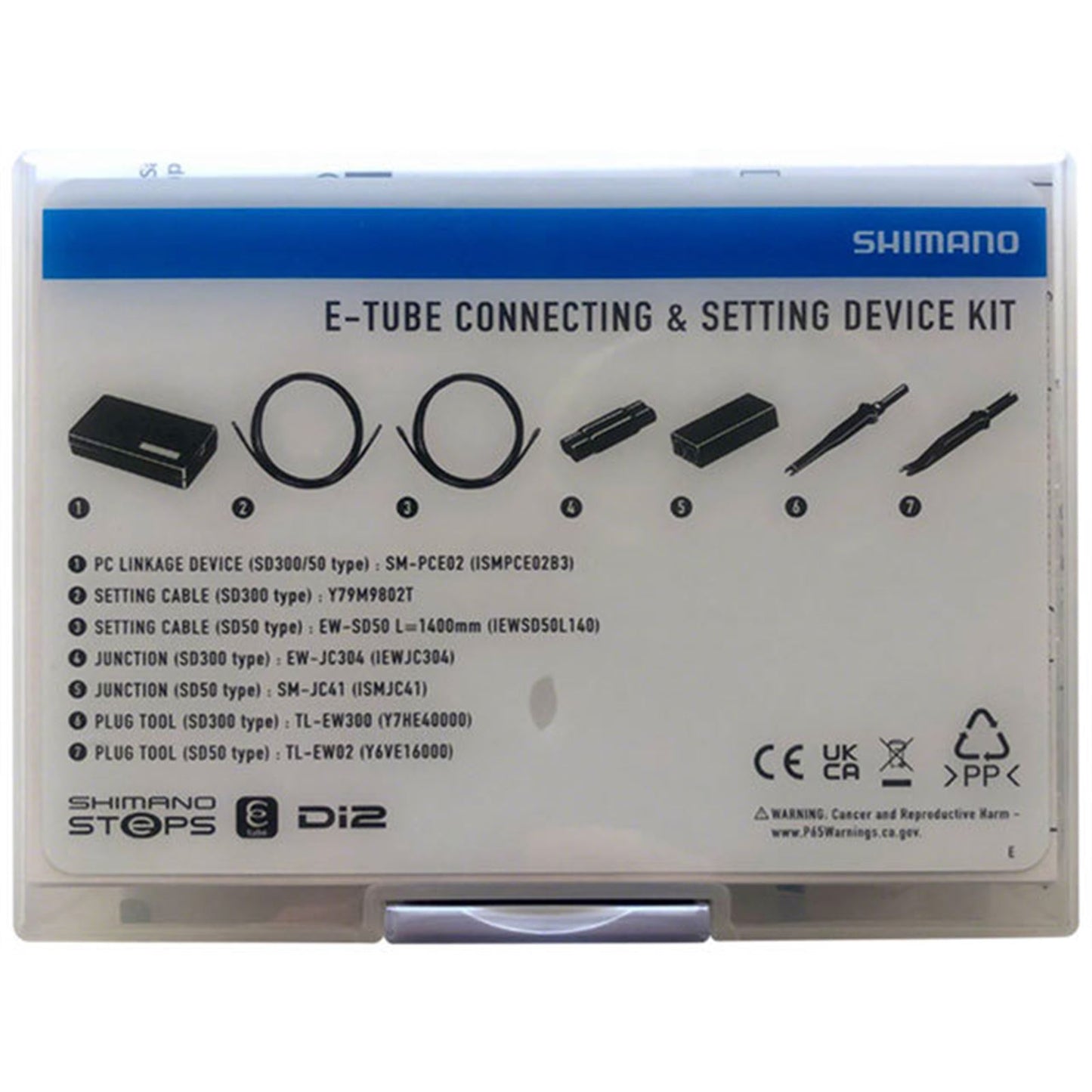 Shimano Linkage Device and Cables - Steps Di2 Etube - Steps SM-PCE02 PC  [MPN: IETUBEKIT4EB]_1403531