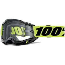 100% Accuri 2 Enduro MTB Goggles - Neon Green - Clear Lens 50016-00008_1417258