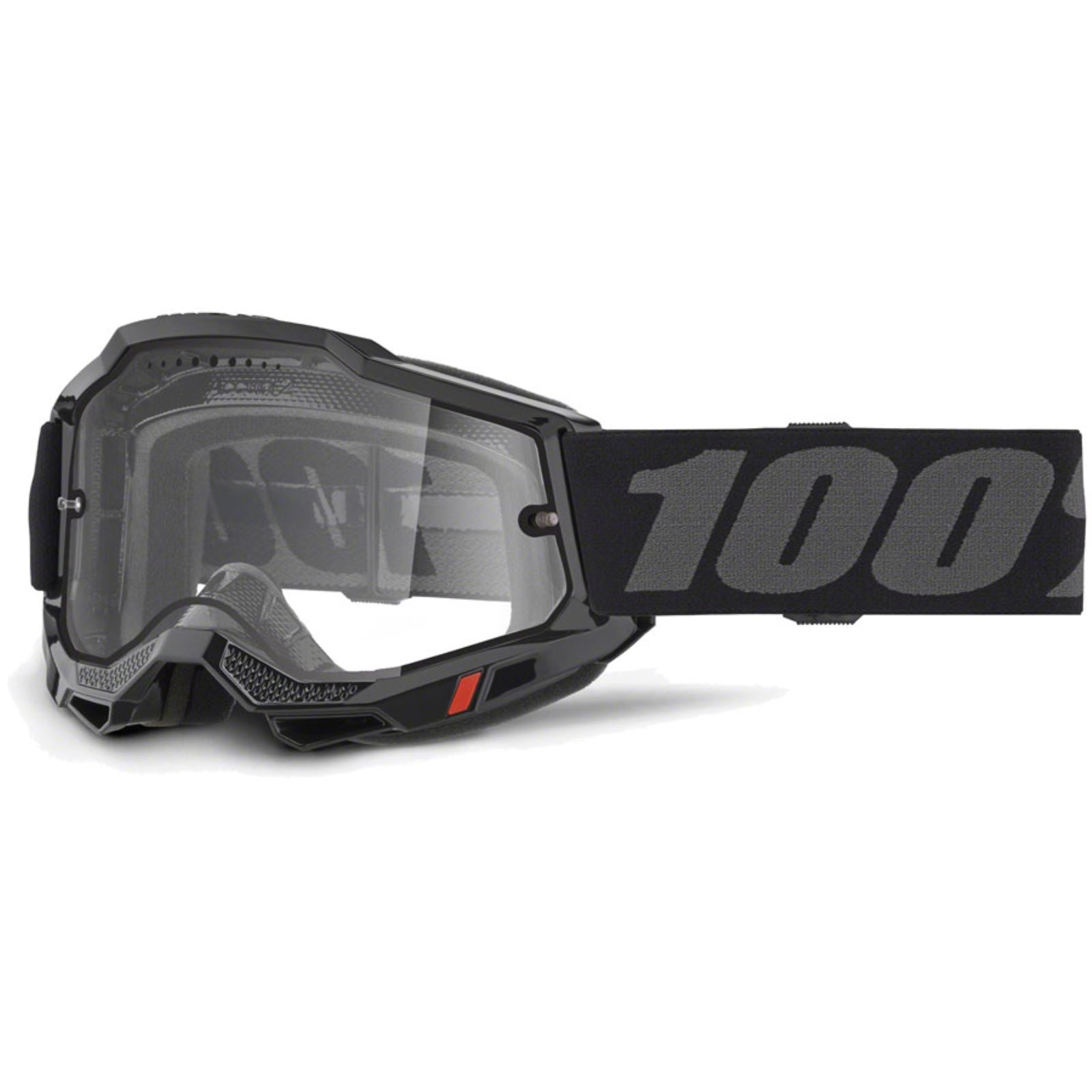 100% Accuri 2 Enduro MTB Goggles - Black/Clear 50016-00006_1417256