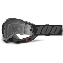 100% Accuri 2 Enduro MTB Goggles - Black/Clear 50016-00006_1417256