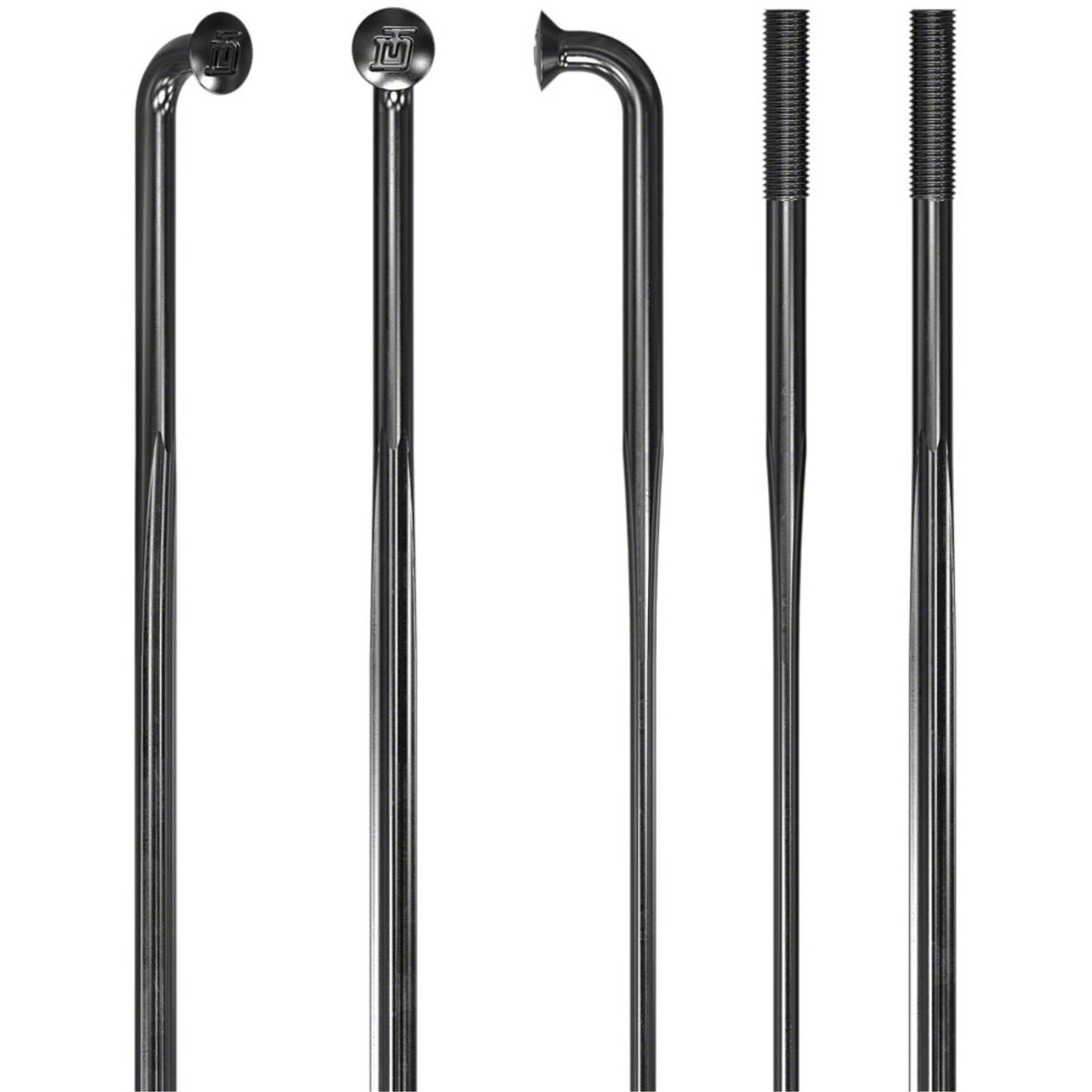 DT Swiss Revolite Spokes - 2.0/1.3/2.3, 288mm, J-bend, Black, Box of 20 [MPN: SRV020288S0020]_1433745