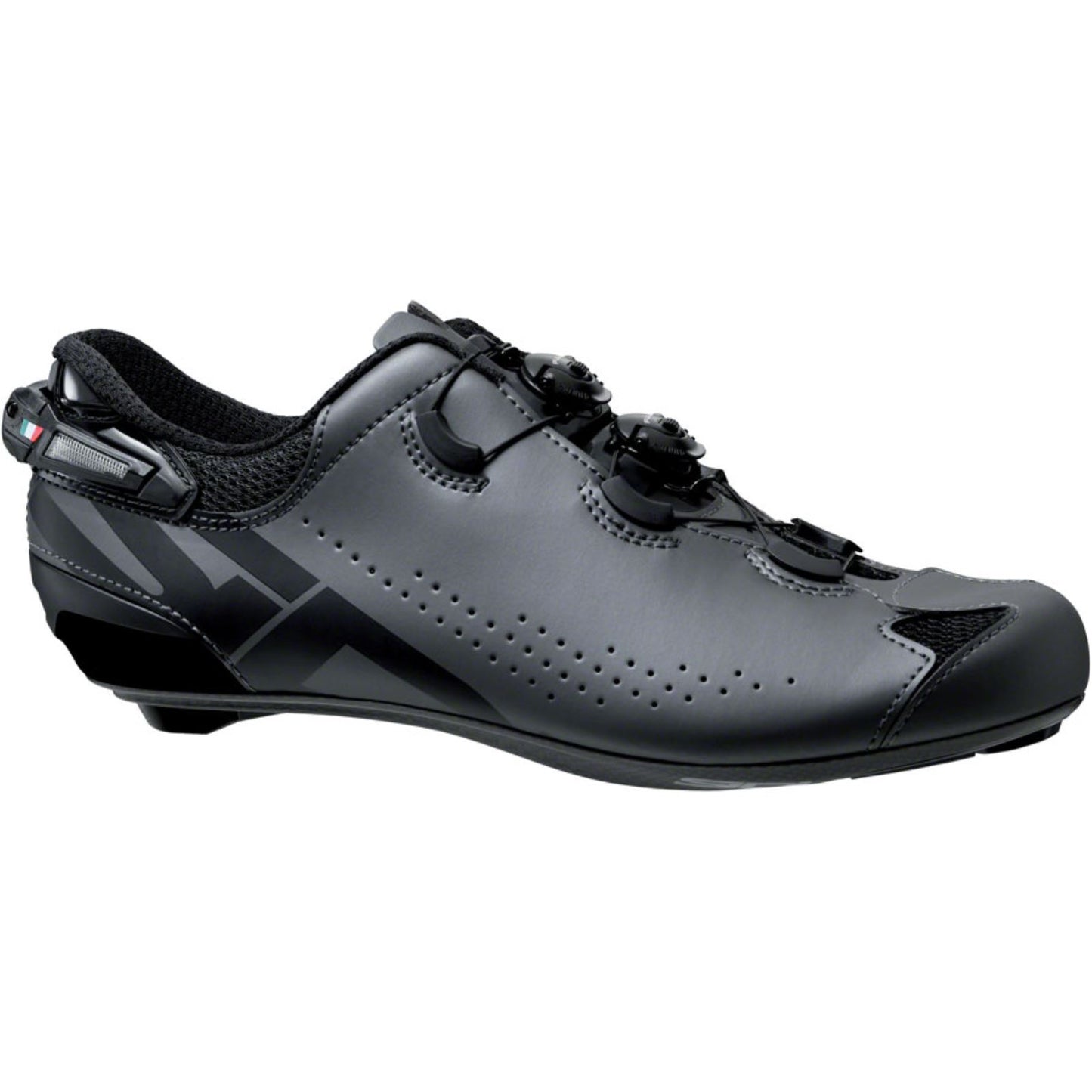 Sidi - Bicycle Sidi Shot 2S Road Men's Shoes -Anthracite/Black - Size 46.5 [MPN: 000MCSHOT2S-ANNE-465]_1429004