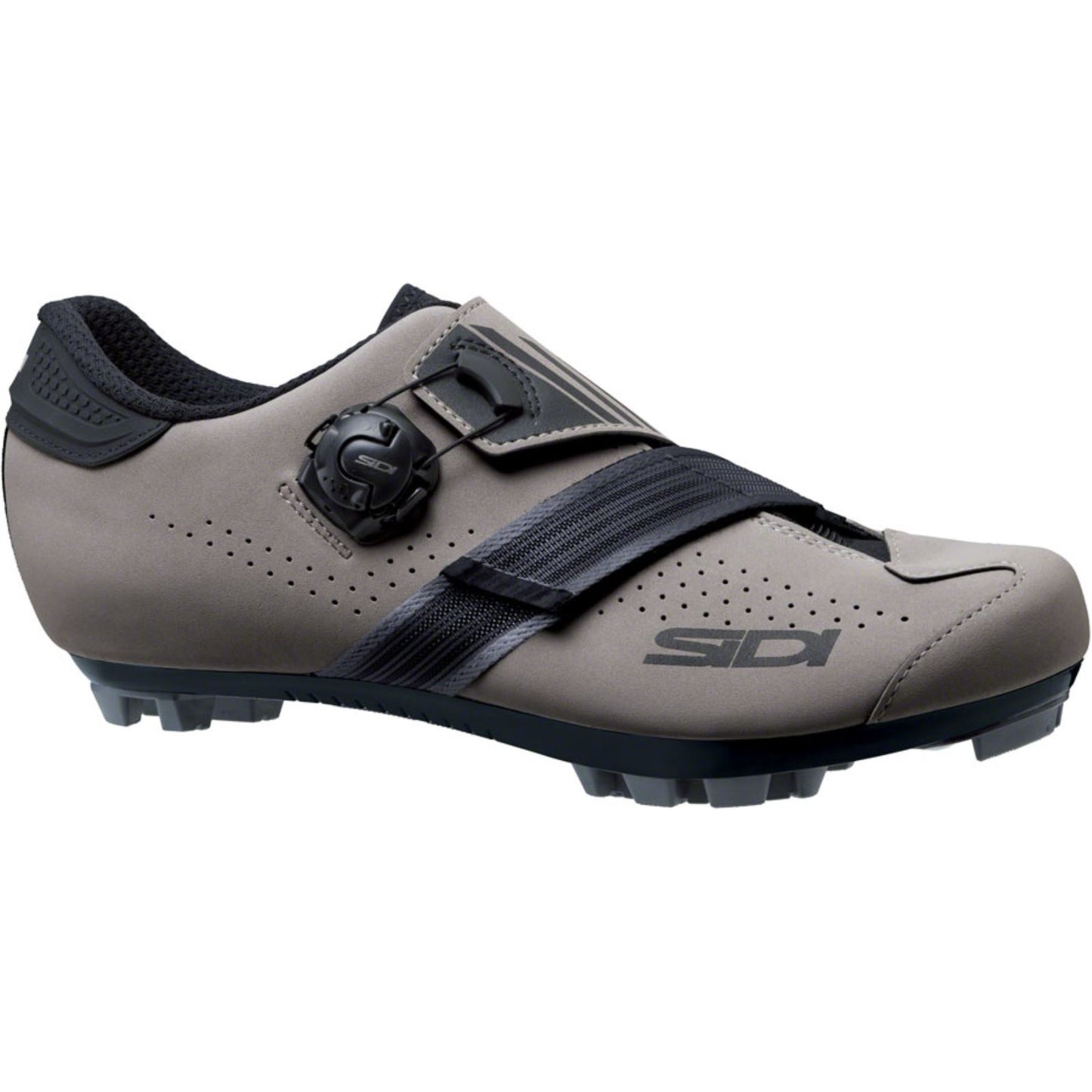 Sidi - Bicycle Mountain Clipless Men's Shoes - Greige/Black - Size 46 [MPN: 000MCAERTIS-GREINE-460]_1431019