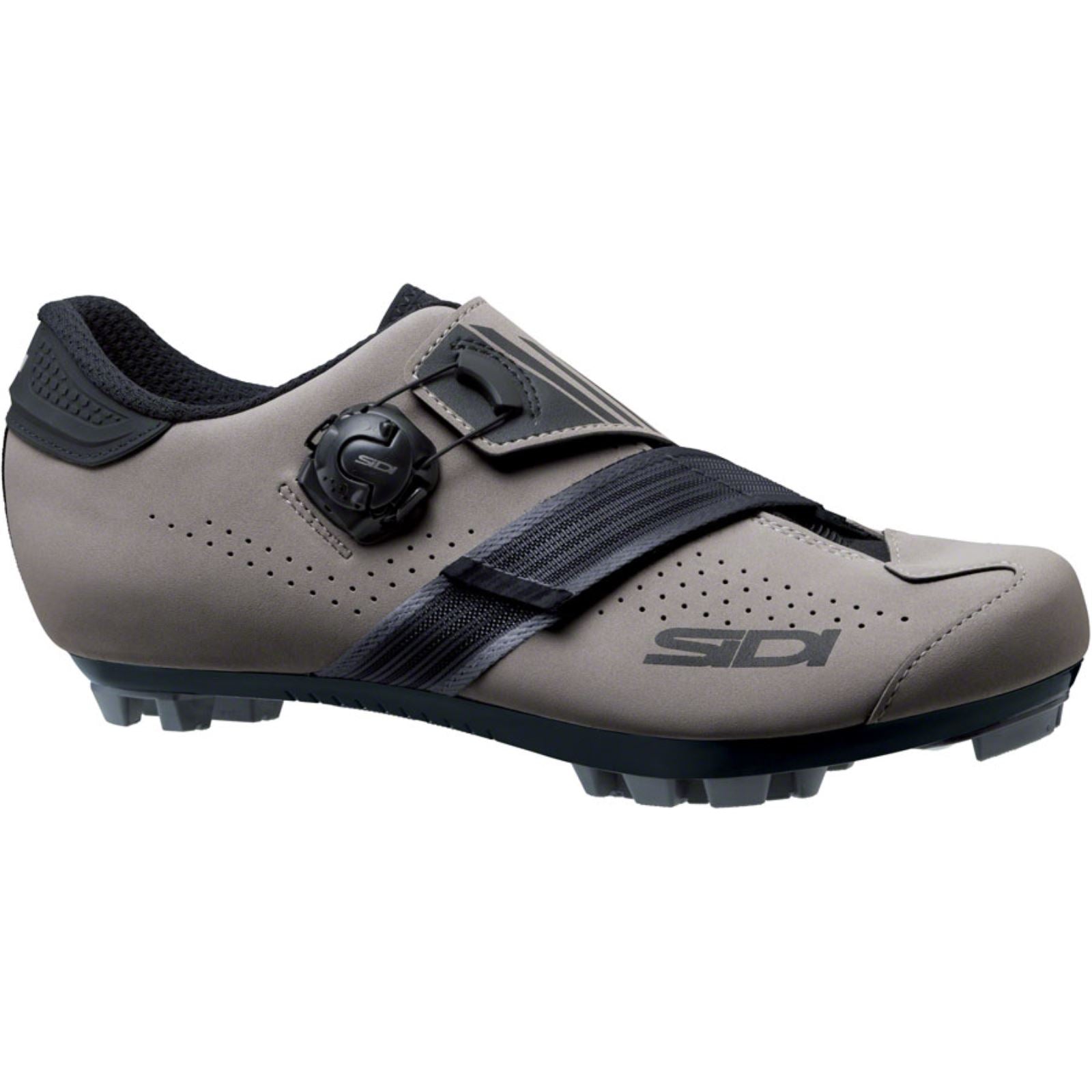 Sidi - Bicycle Mountain Clipless Men's Shoes - Greige/Black - Size 46 [MPN: 000MCAERTIS-GREINE-460]_1431019