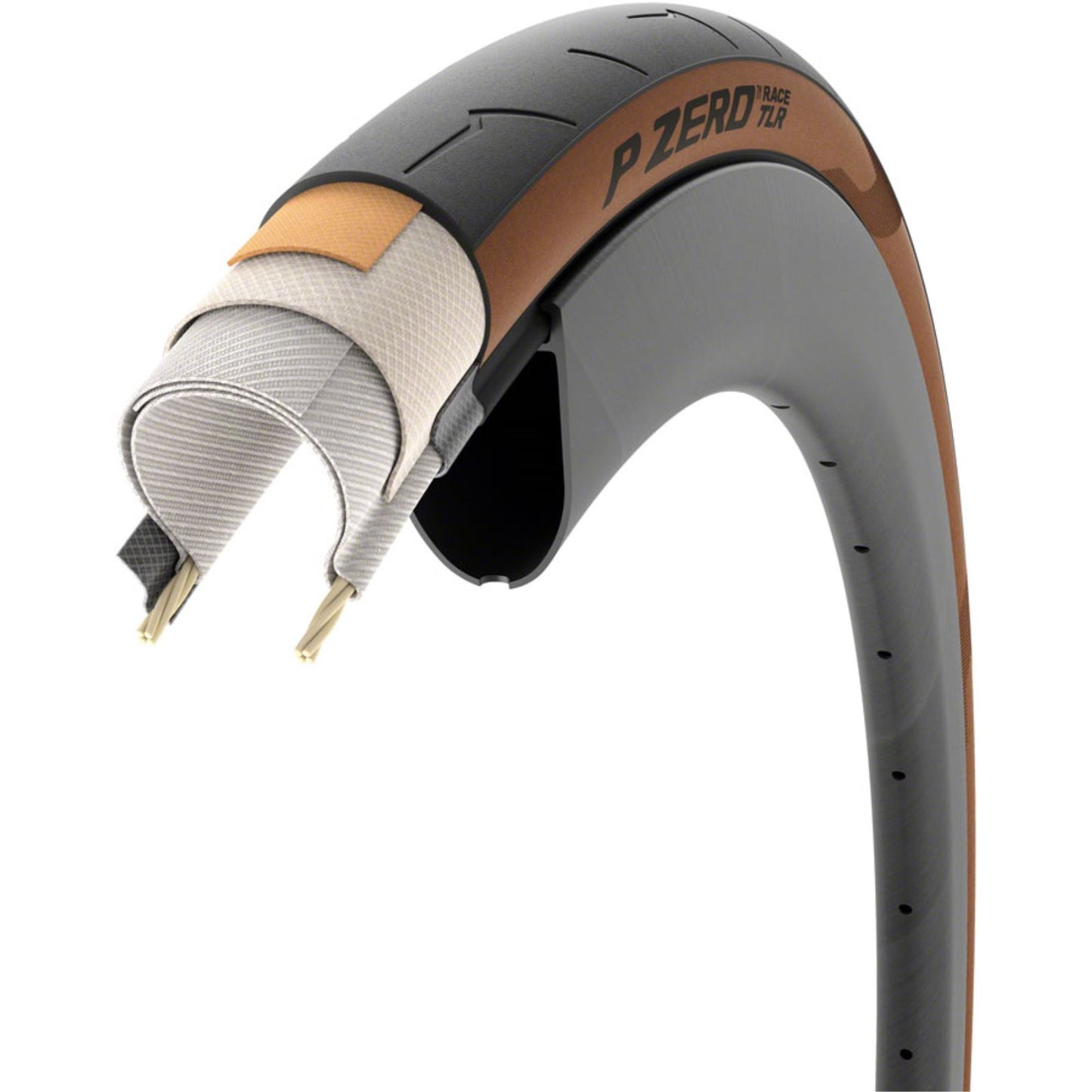 Pirelli - Bicycle P Zero Race TLR Tire - 700x32 - Classic Tan - SpeedCore - SmartEVO 4433800_1436644