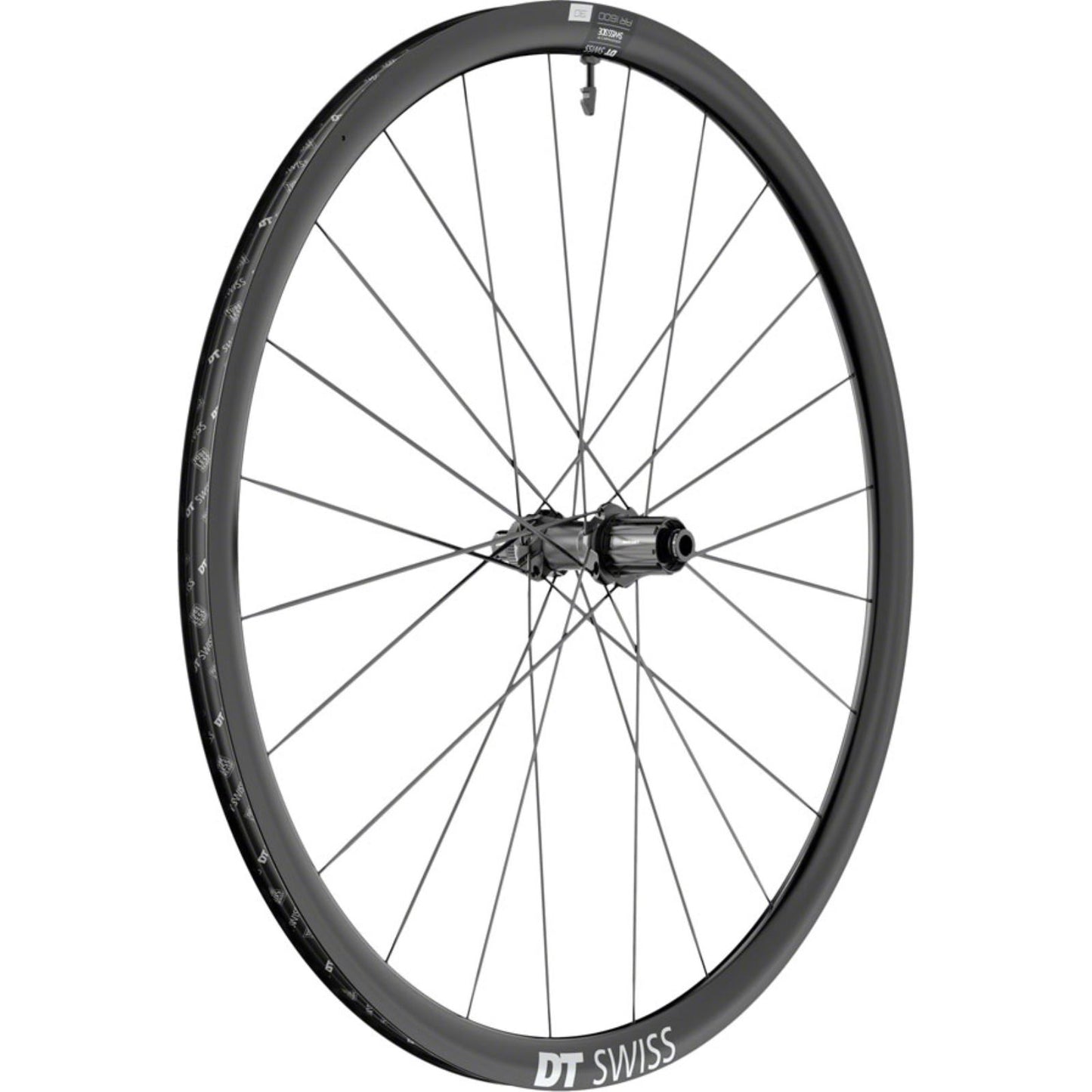 DT Swiss AR 1600 Spline 30 Rear Wheel - 700c, 12 x 142mm, Black [MPN: WAR1600NIDISA20784]_1437633