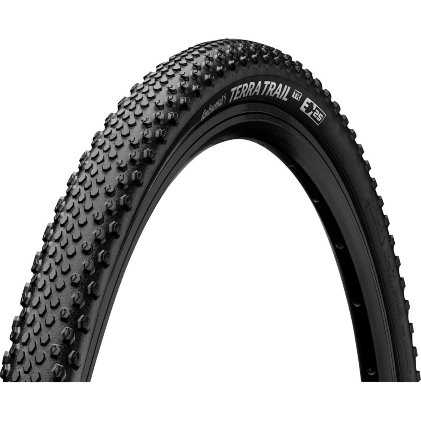 Continental Tire - Bicycle Terra Trail Tire - 700 x 45 - Tubeless - Folding - Black - PureGrip [MPN: 01506740000]_1410044
