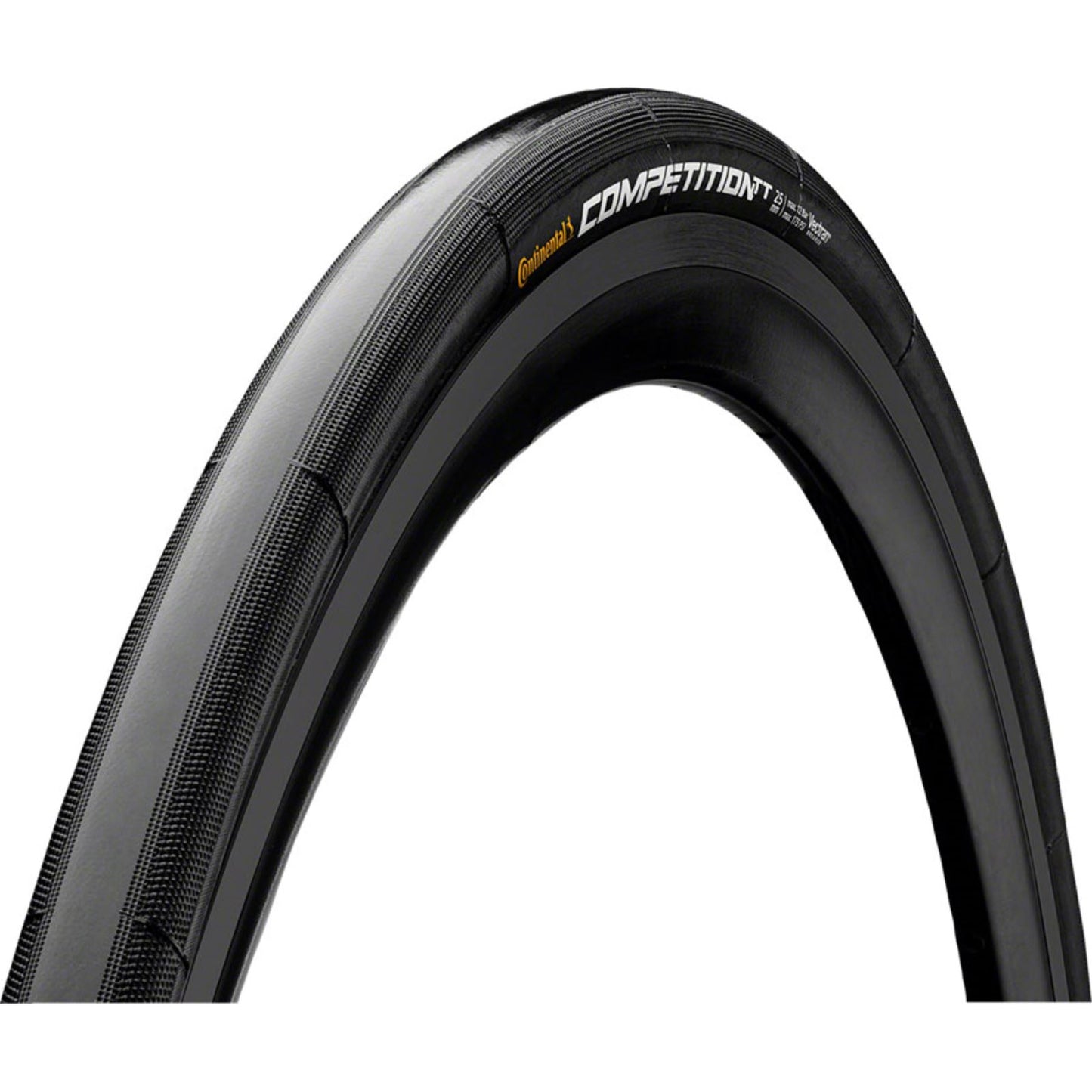 Continental Tire - Bicycle Competition TT Tire - 700b x 25 / 28 x 25 - Tubular - Folding Black [MPN: 01962700000]_1410093