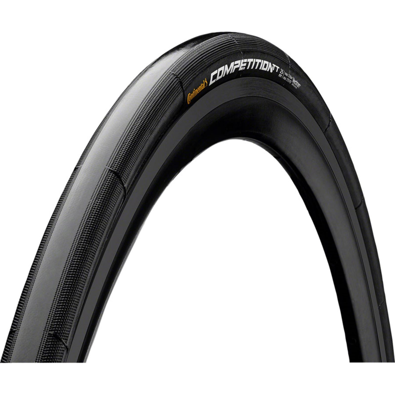 Continental Tire - Bicycle Competition TT Tire - 700b x 25 / 28 x 25 - Tubular - Folding Black [MPN: 01962700000]_1410093