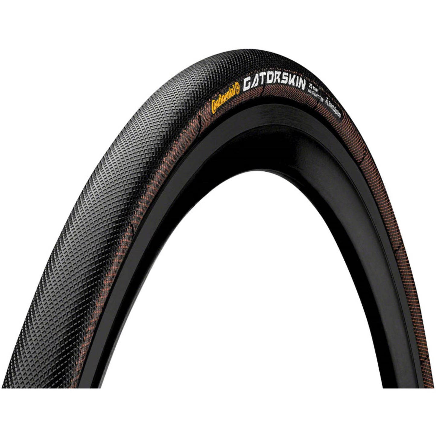 Continental Tire - Bicycle Sprinter Gatorskin Tire - 28" x 25 - Tubular - Folding - Black [MPN: 01961870000]_1410224