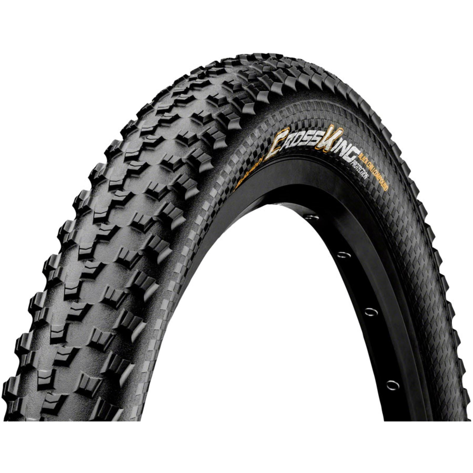 Continental Tire - Bicycle Cross King Tire - 26 x 2.30 - Tubeless - Folding - Black [MPN: 01014810000]_1410257
