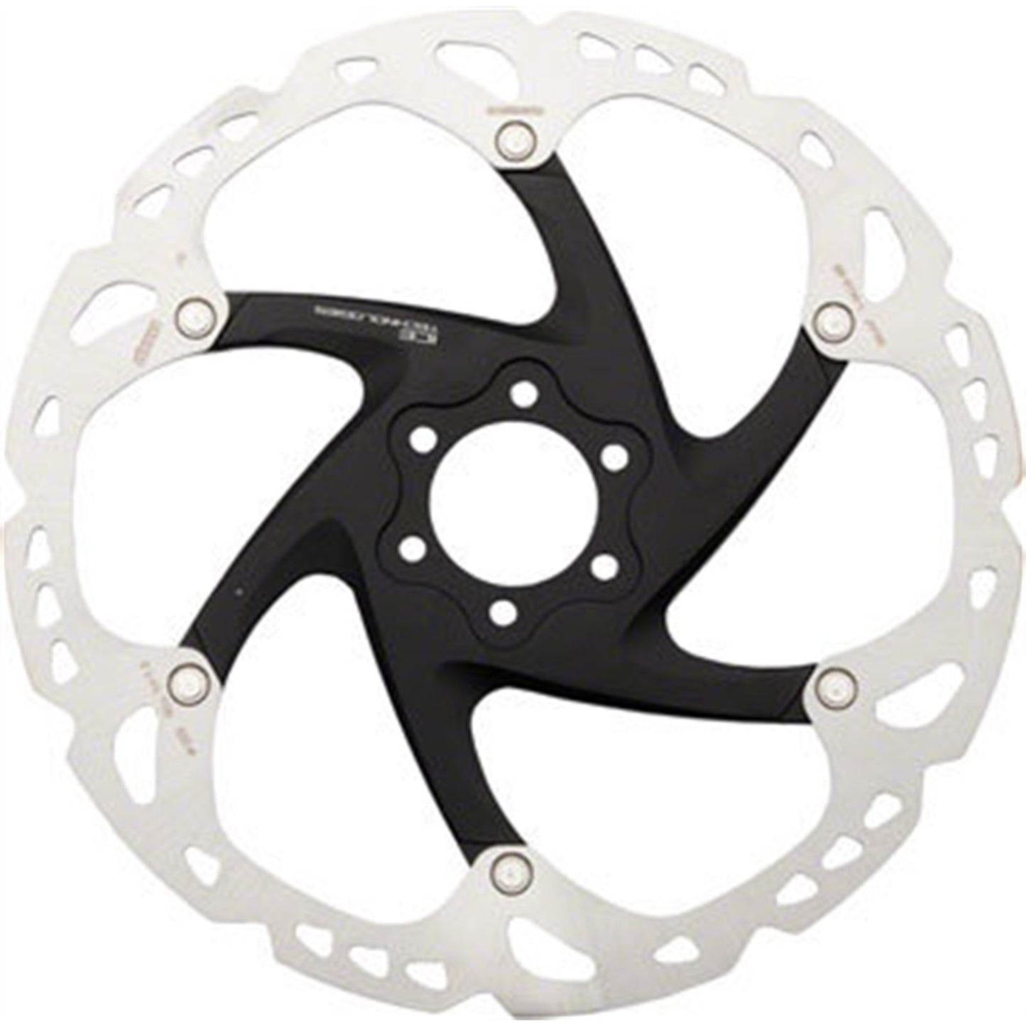 Shimano Disc Brake Rotor - 203mm - 6-Bolt - Silver/Black - Deore XT SM-RT86-L [MPN: ESMRT86L2]_1403289