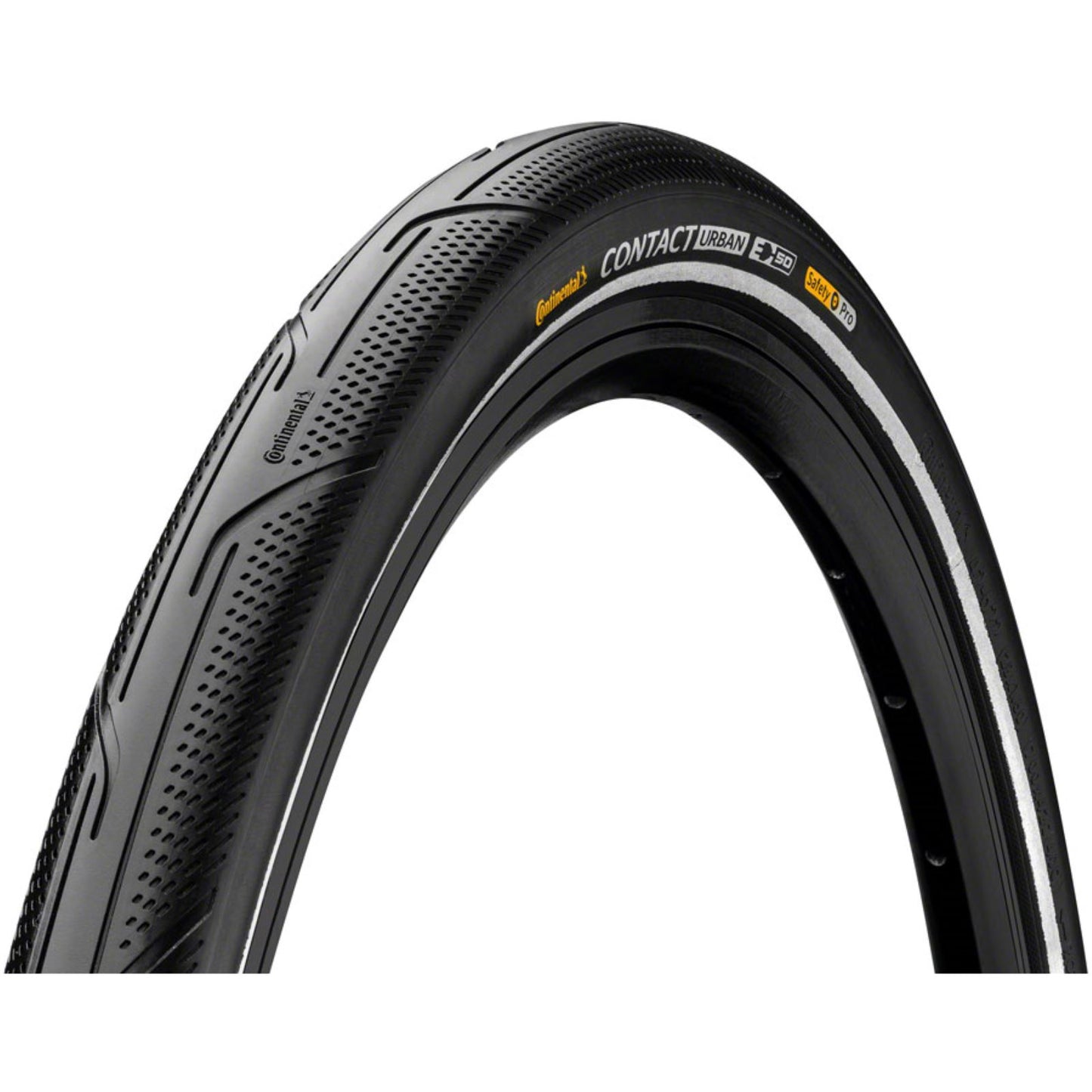Continental Tire - Bicycle Contact Urban Tire - 20 x 1.60 - Clincher - Wire - Black/Reflex [MPN: 01503520000]_1410361