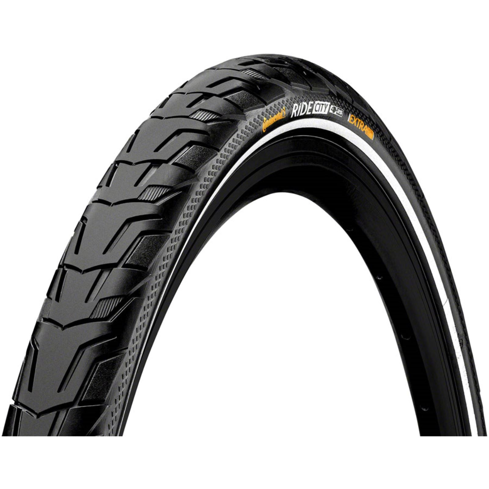 Continental Tire - Bicycle Ride City Tire - 700 x 32 - Clincher - Wire - Black/Reflex [MPN: 01015530000]_1410497