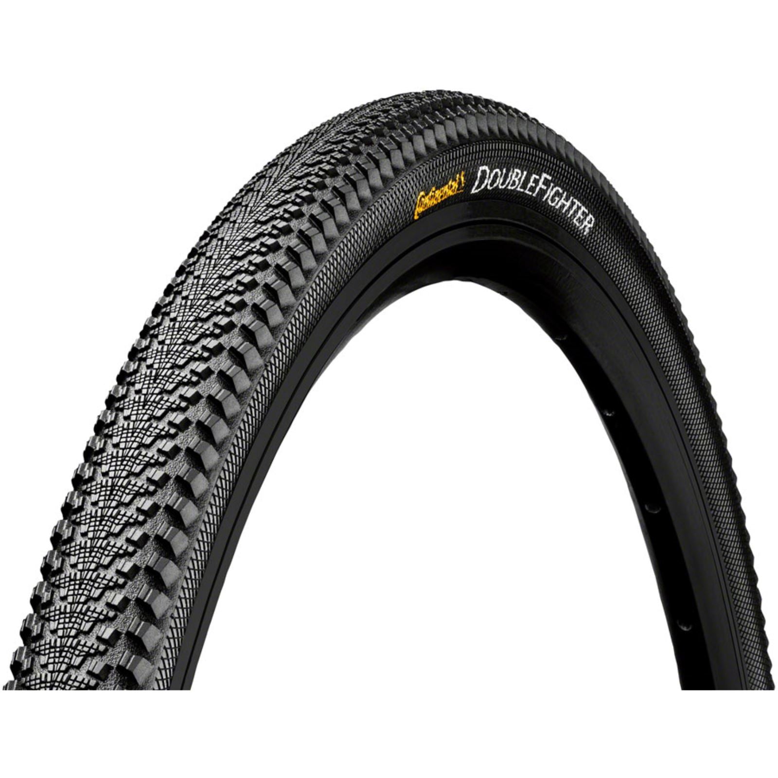 Continental Tire - Bicycle DoubleFighter III Tire - 700 x 37, Wire, Black, Sport [MPN: 01007950000]_1410576