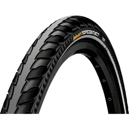 Continental Tire - Bicycle Top Contact II Tire - 700 x 47 - Clincher - Folding - Black/Reflex [MPN: 01004390000]_1410643