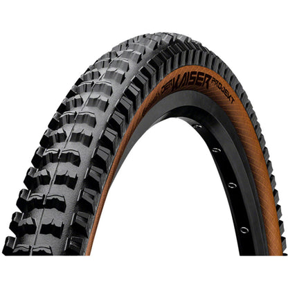 Continental Tire - Bicycle Der Kaiser Projekt Tire - 27.5x2.40 - Clincher - Folding - Black/Amber [MPN: C1230006]_1410626
