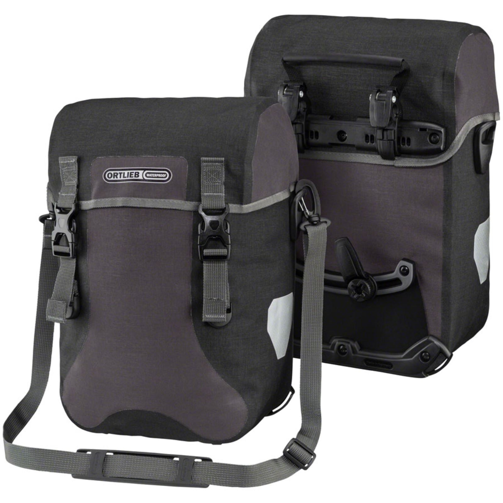Ortlieb Sport-Packer Plus Pannier - 30/Liter - Pair - Granite/Black [MPN: F4904]_1414525