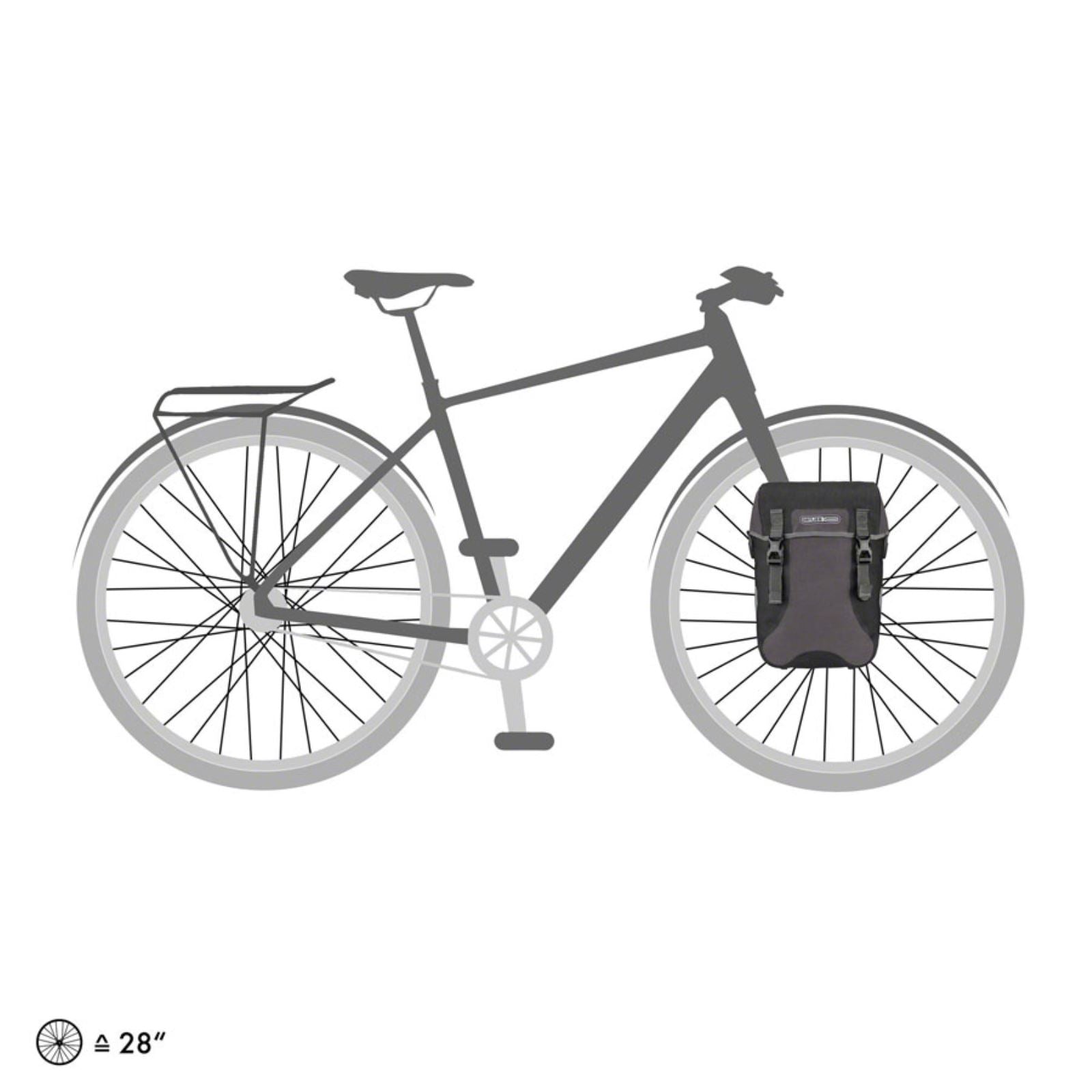 Ortlieb Sport-Packer Plus Pannier - 30/Liter - Pair - Granite/Black [MPN: F4904]_1414529