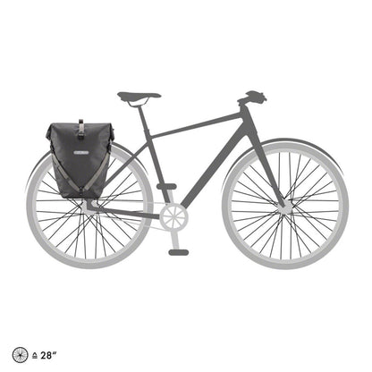 Ortlieb Back-Roller Urban Pannier - 20/Liter - Each - Pepper [MPN: F5502]_1414589