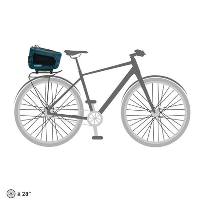 Ortlieb E Trunk Rack Bag - 10/Liter - Petrol [MPN: F8241]_1414638