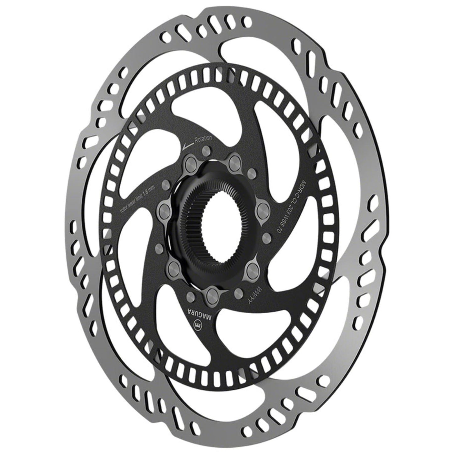 Magura MDR-C Disc Brake Rotor - Centerlock, 203mm ABS Wheel Speed Sensor, R70 [MPN: 2702710]_1415161