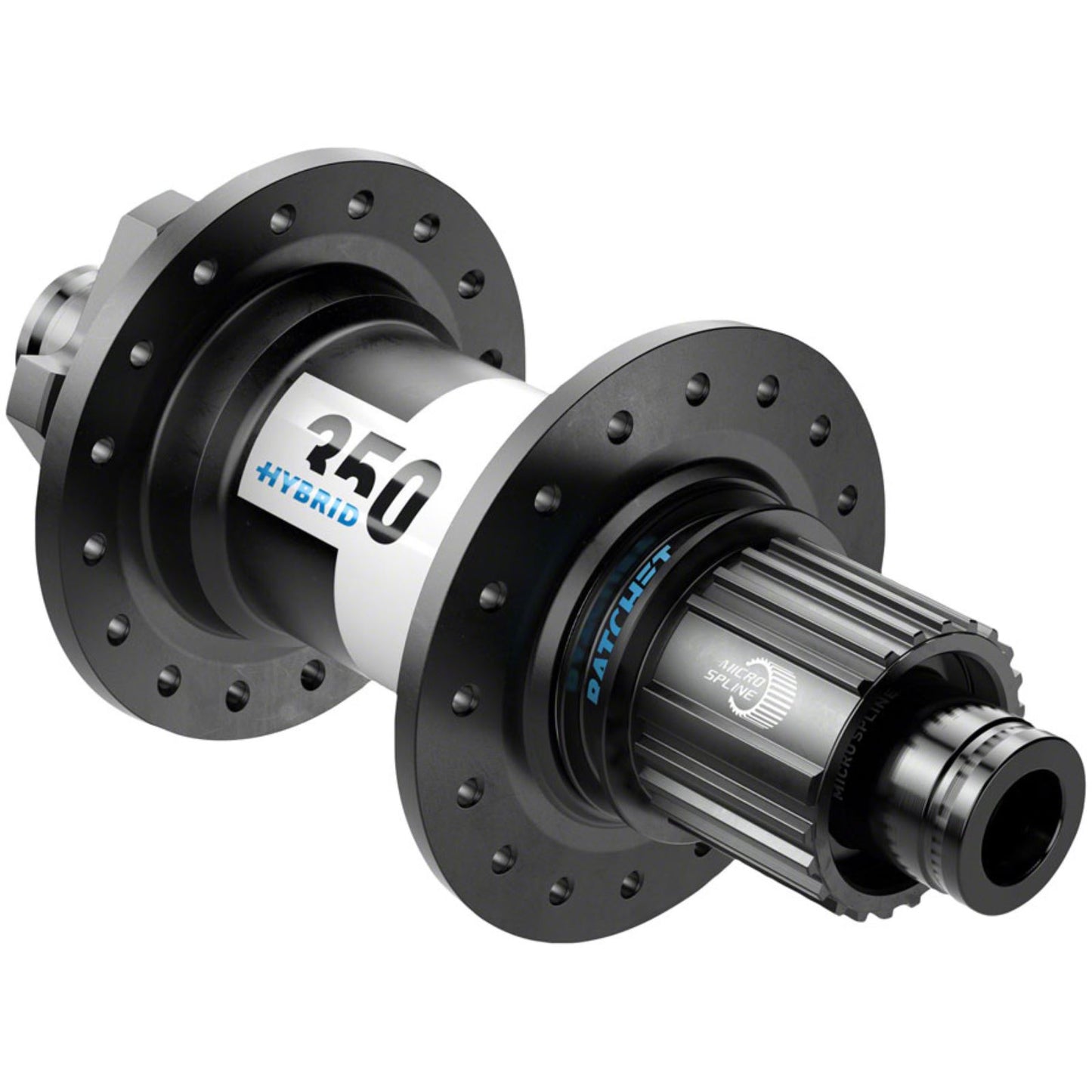 DT Swiss 350 Hybrid Rear Hub - 12 x 148mm, 6-Bolt, Black, 32h, 24pt [MPN: H350TDD3R32SA9096S]_1420150