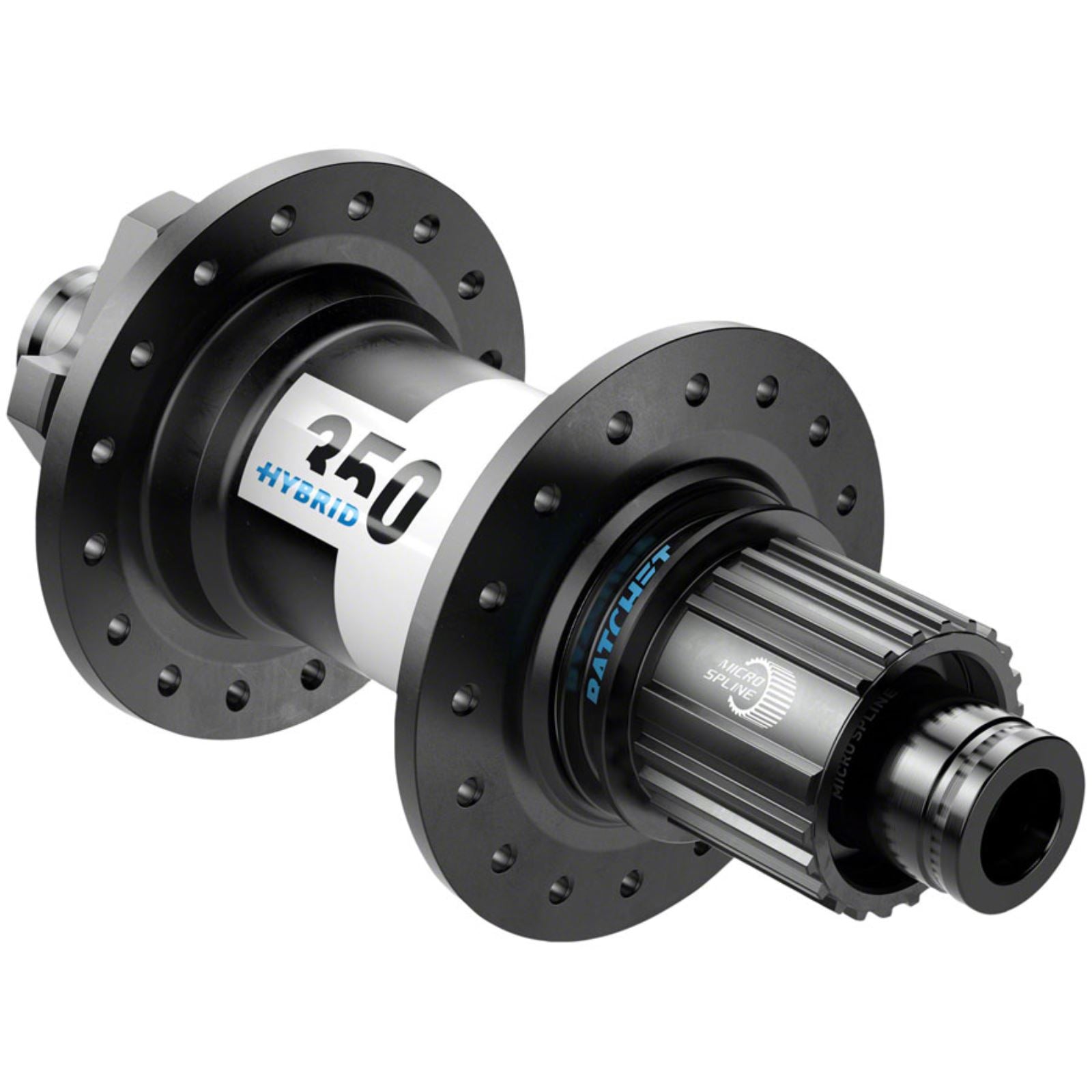 DT Swiss 350 Hybrid Rear Hub - 12 x 148mm, 6-Bolt, Black, 36h, 24pt [MPN: H350TDD3R36SA9096S]_1420151