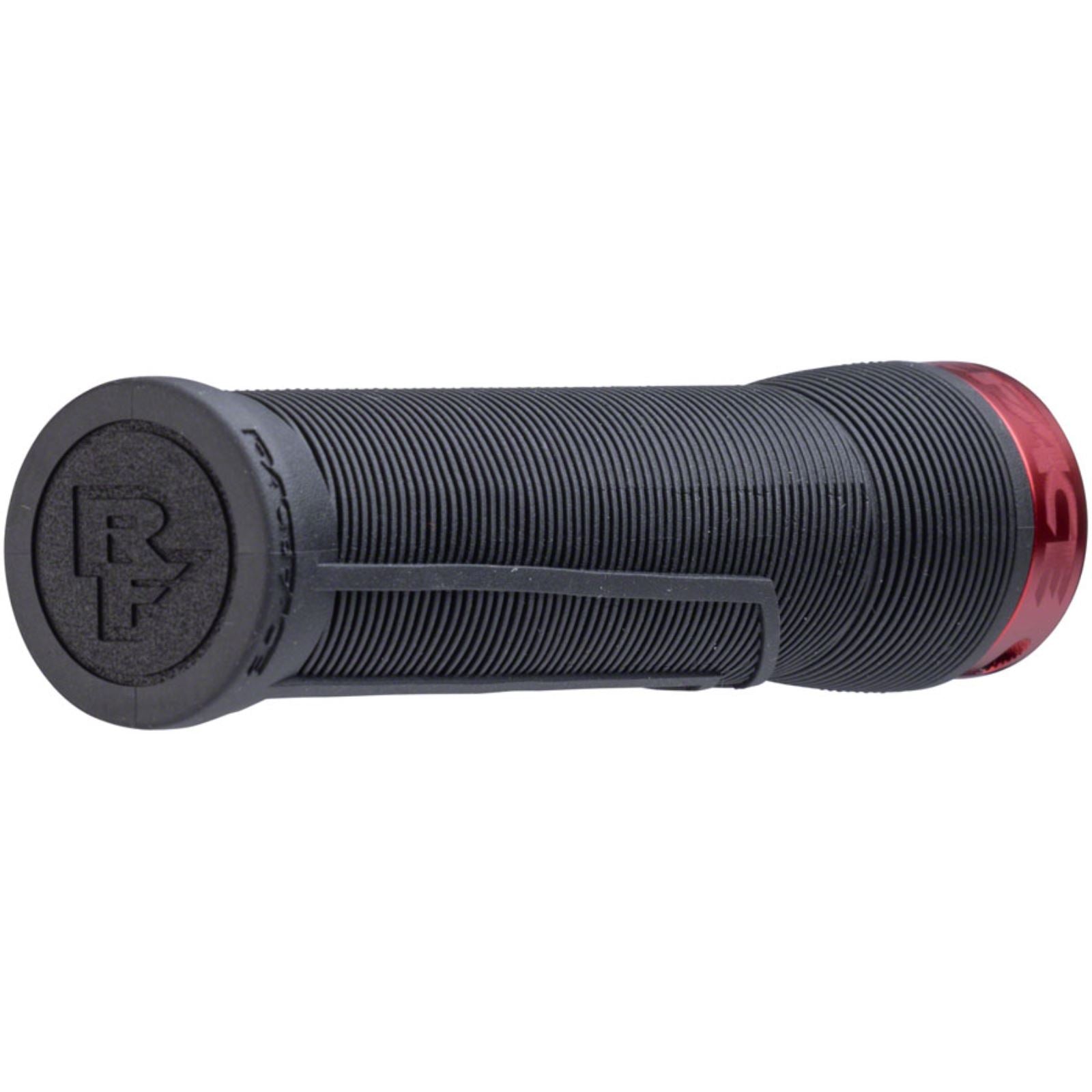 Race Face Chester Grips - Lock-On, Black/Red, 31mm [MPN: 948-00-001-08]_1419874