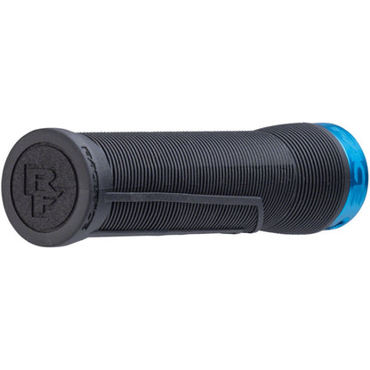 Race Face Chester Grips - Lock-On, Black/Turquoise, 34mm [MPN: 948-00-002-02]_1419876