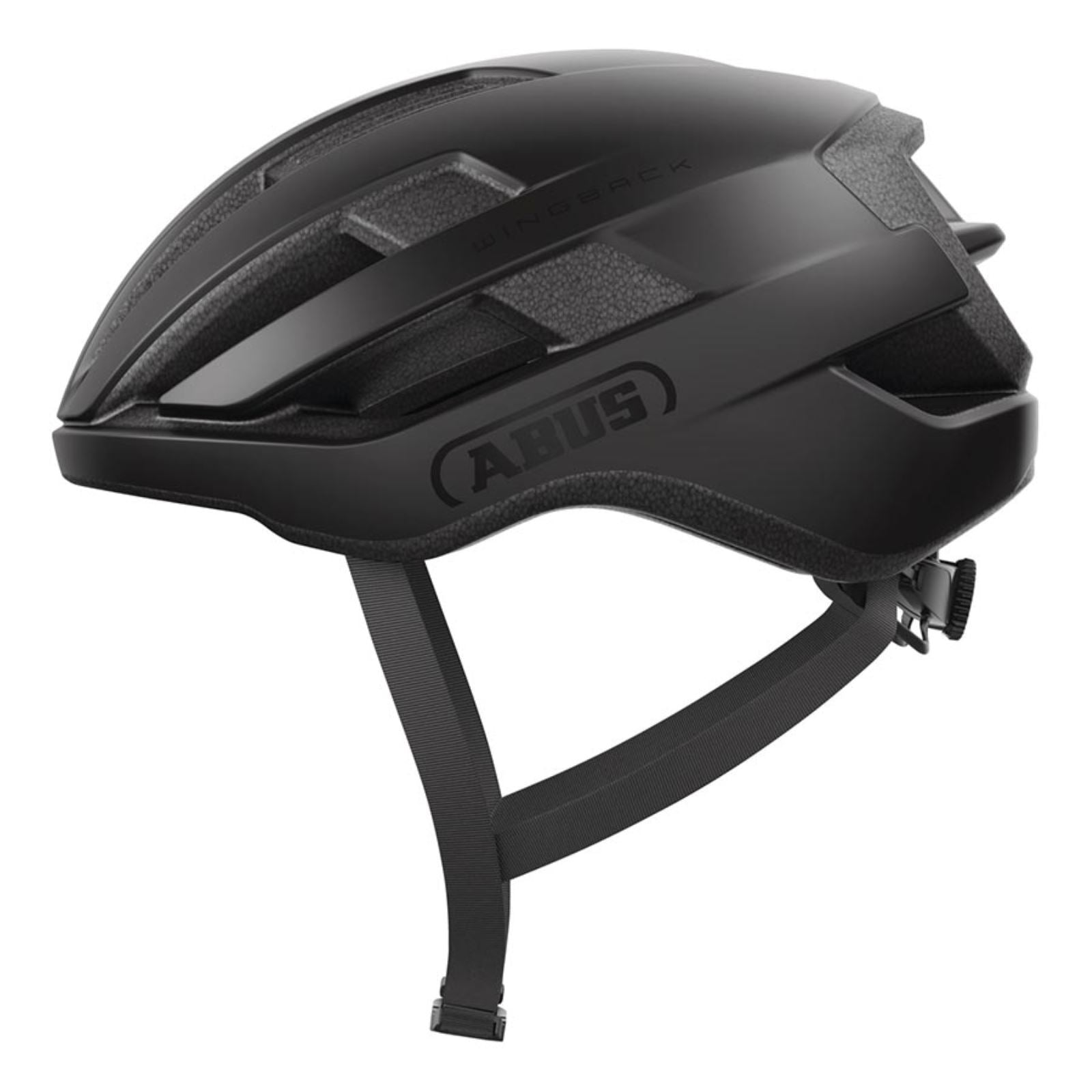 ABUS WingBack Helmet M 52 - 58cm - Velvet Black - Medium [MPN: 98500]_1402985