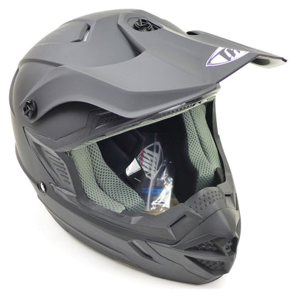 THH Helmets T730X Solid Helmet - Flat Black - Small OPEN BOX [MPN: 647967]_1396210