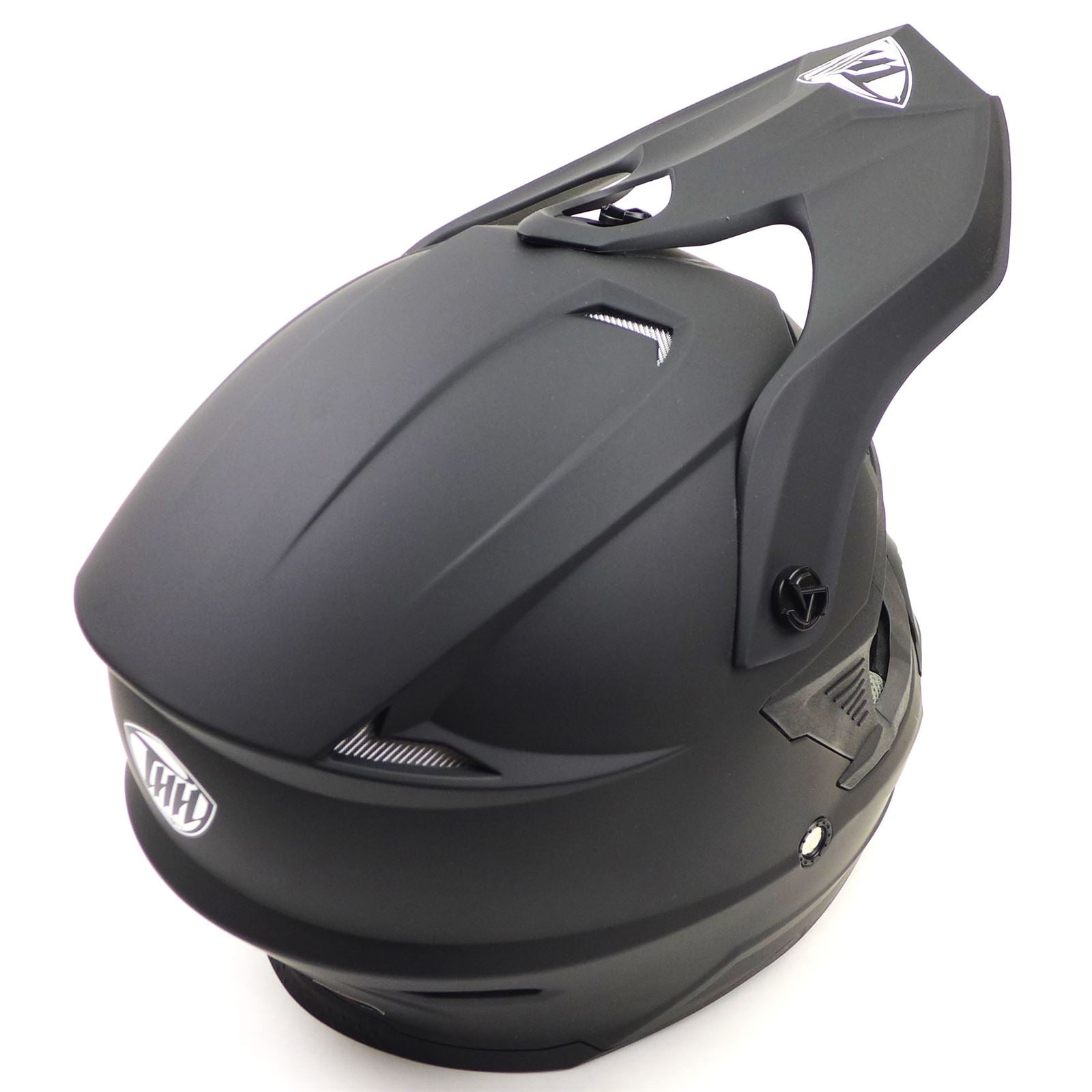 THH Helmets T730X Solid Helmet - Flat Black - Small OPEN BOX [MPN: 647967]_1396226